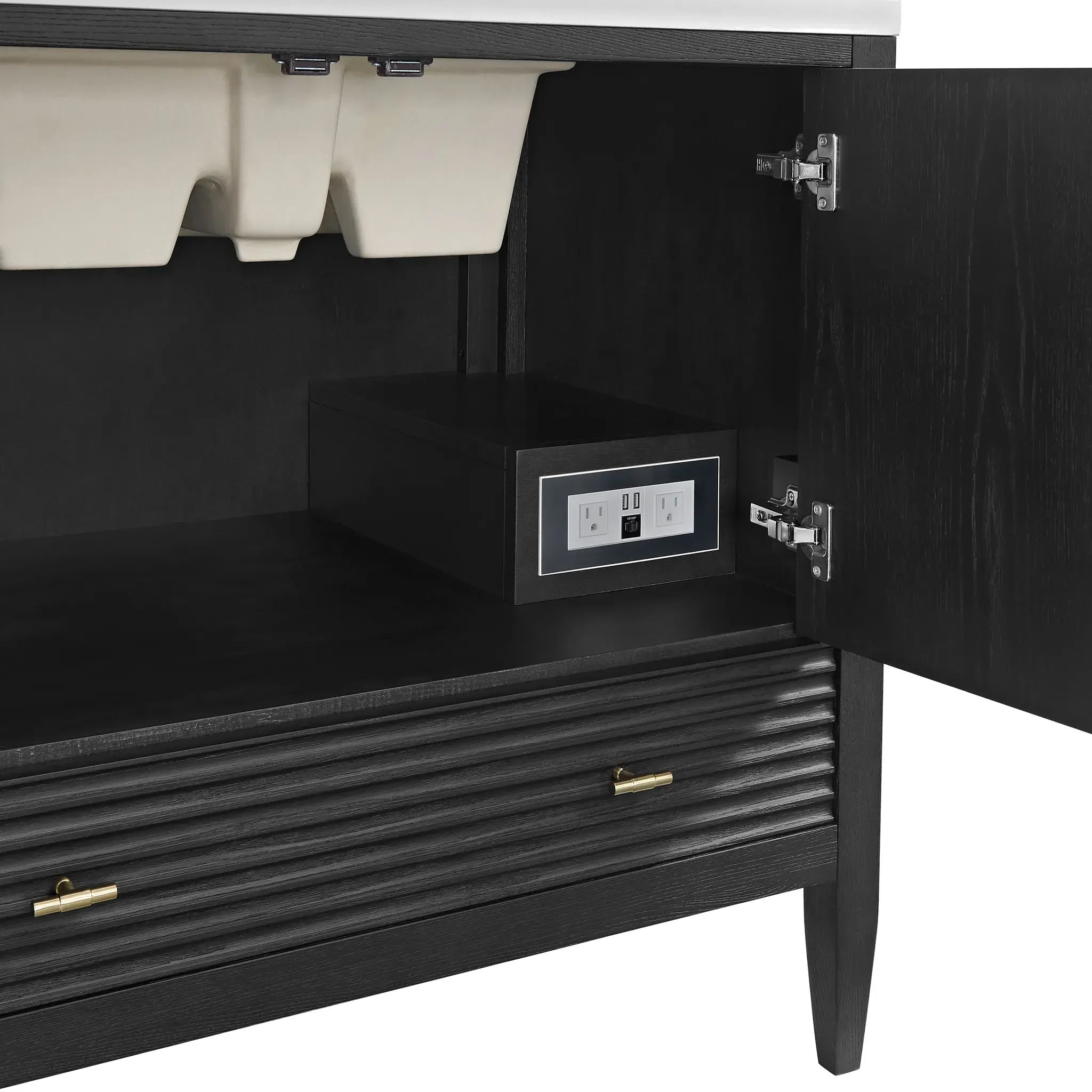 36" Myrrin Vanity in Carbon Oak-Cabinet Only-Not Available image 13
