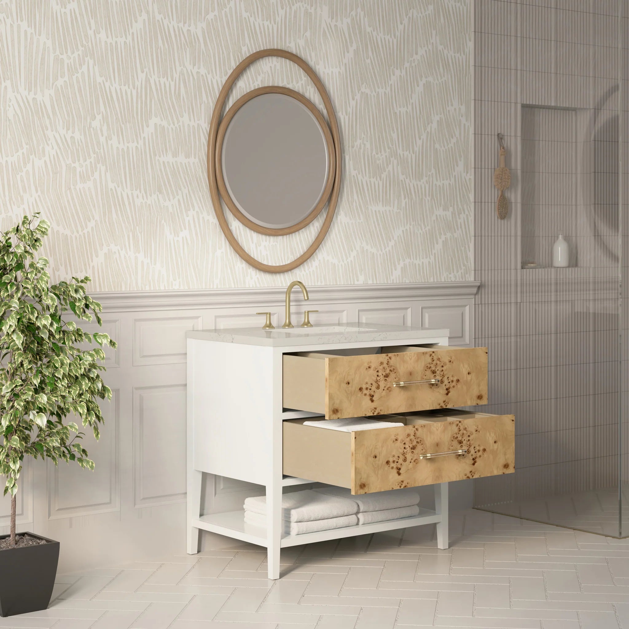 36-olena-single-vanity-in-light-mappa-burl-and-polished-white-by-james-martin-vanities-siberian-silestone image 12