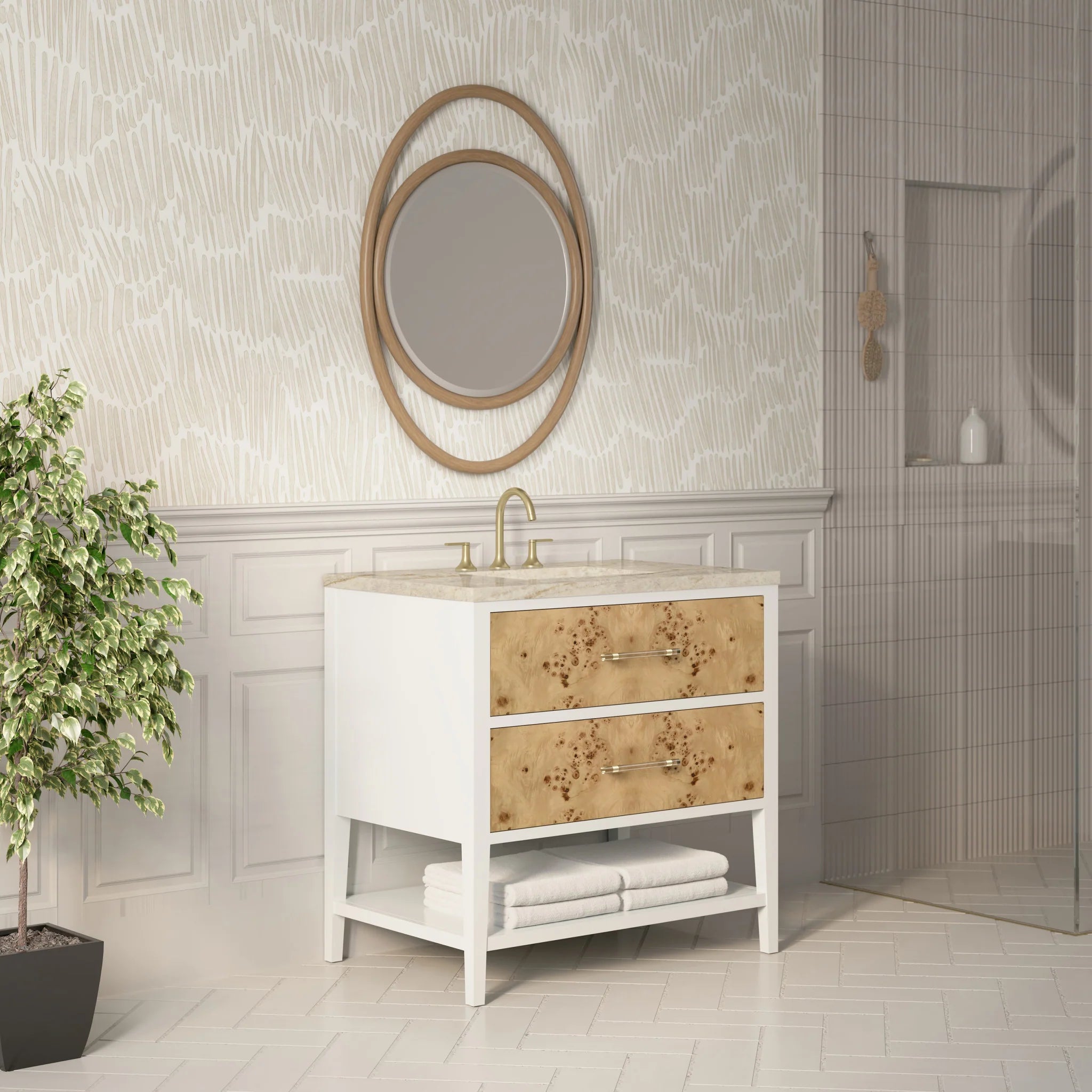 36-olena-single-vanity-in-light-mappa-burl-and-polished-white-by-james-martin-vanities-tajnar-eclos-zero-silica image 11
