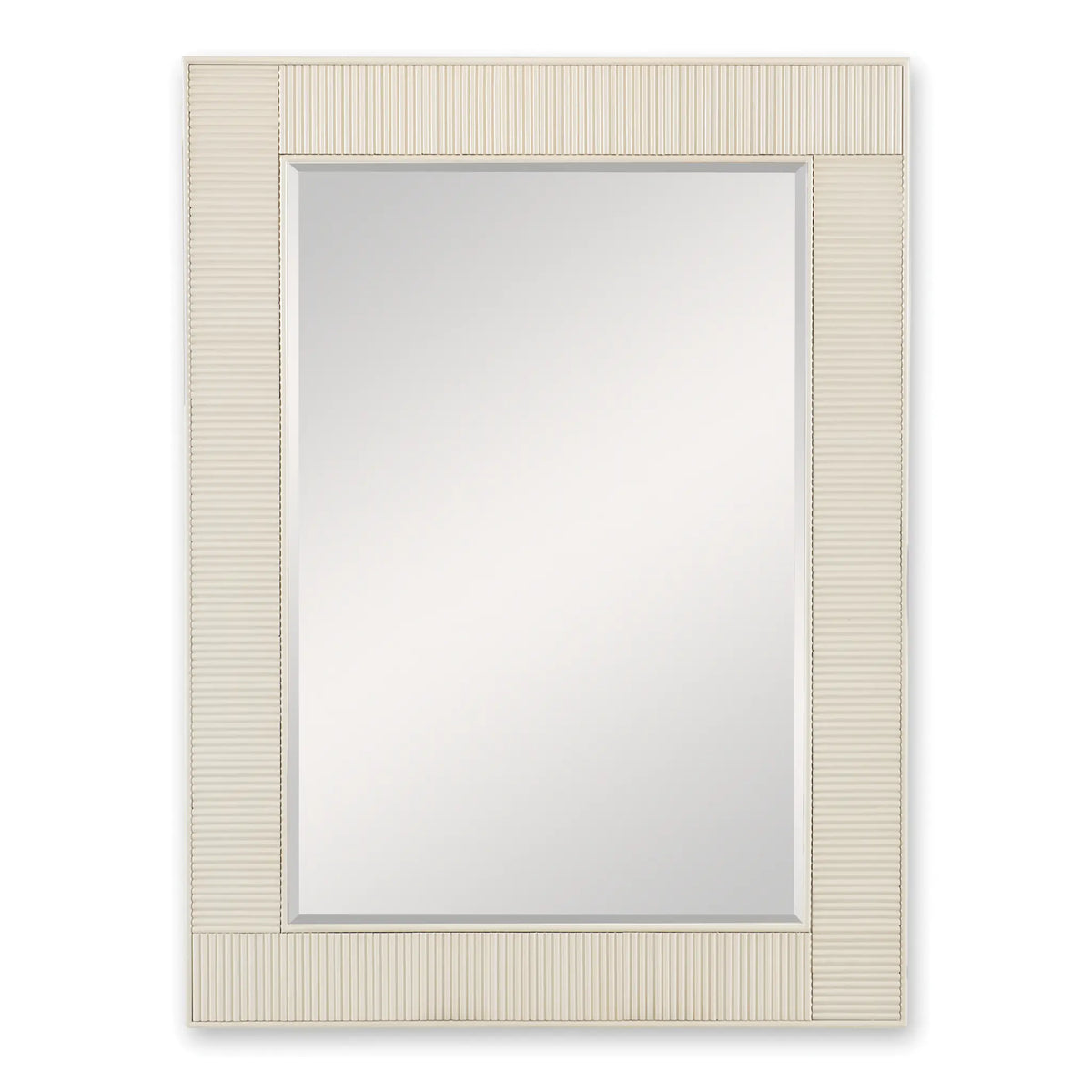 36" Reeded Mirror - Linen by Ambella Home image