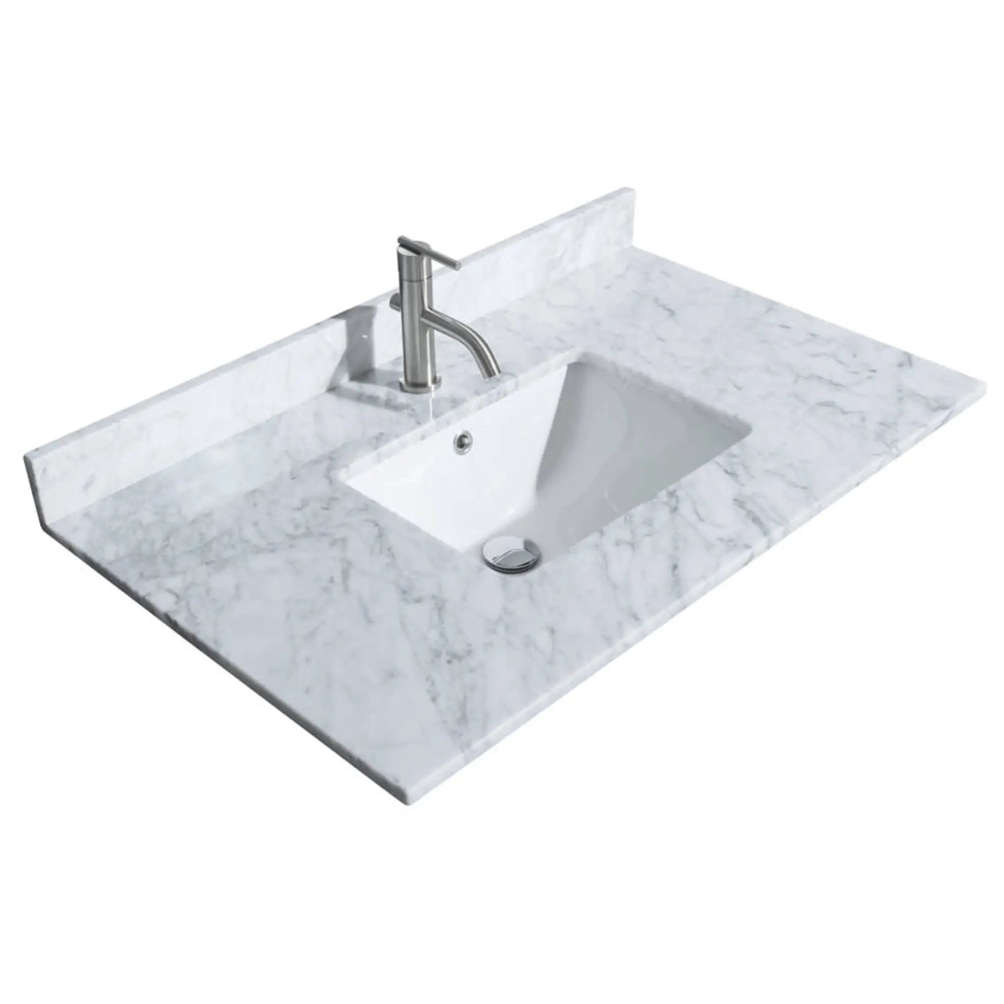 36" Sheffield Single Bathroom Vanity in Dark Gray with Brushed Chrome Trim & Medicine Cabinet by Wyndham