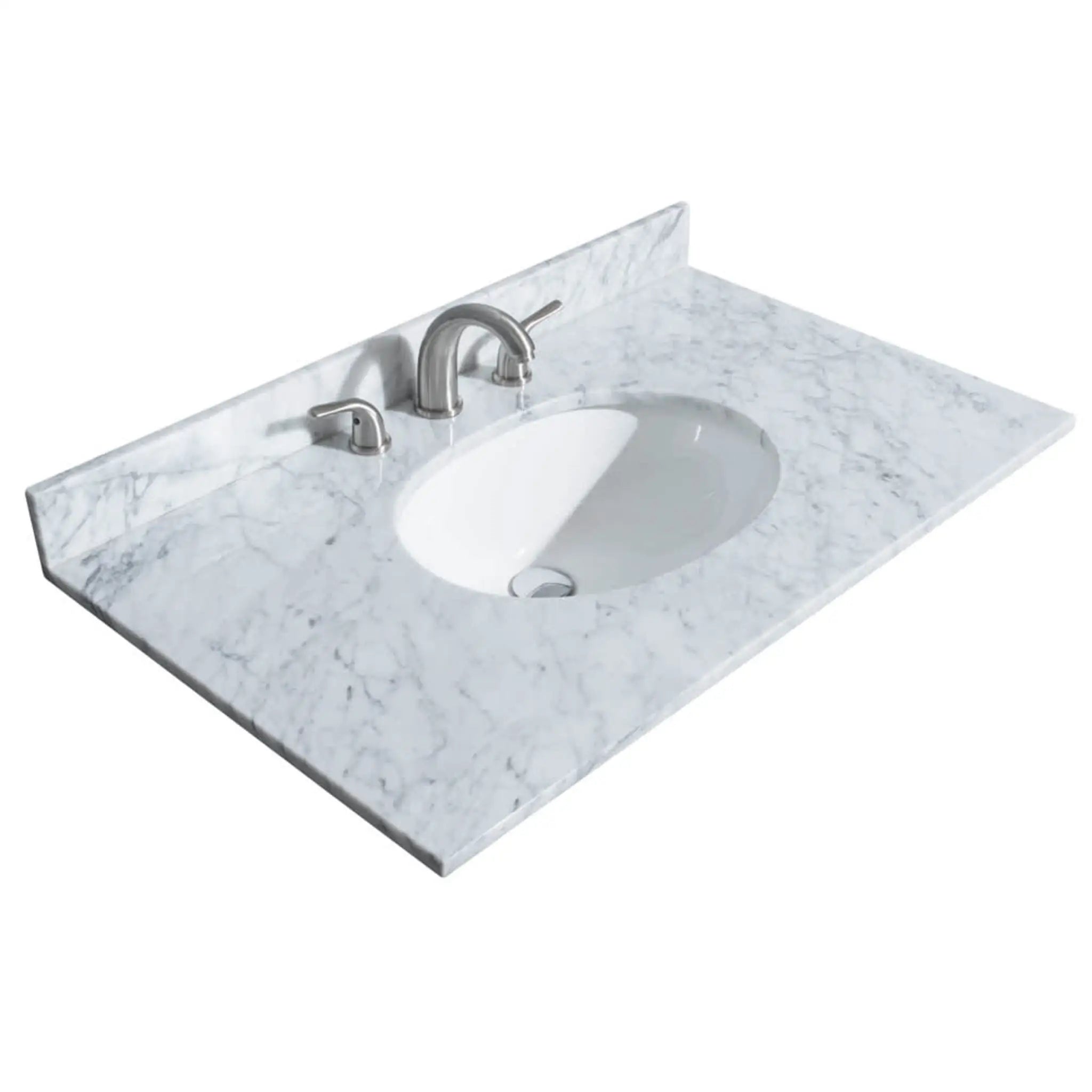 36" Sheffield Single Bathroom Vanity in Dark Gray with Brushed Chrome Trim by Wyndham