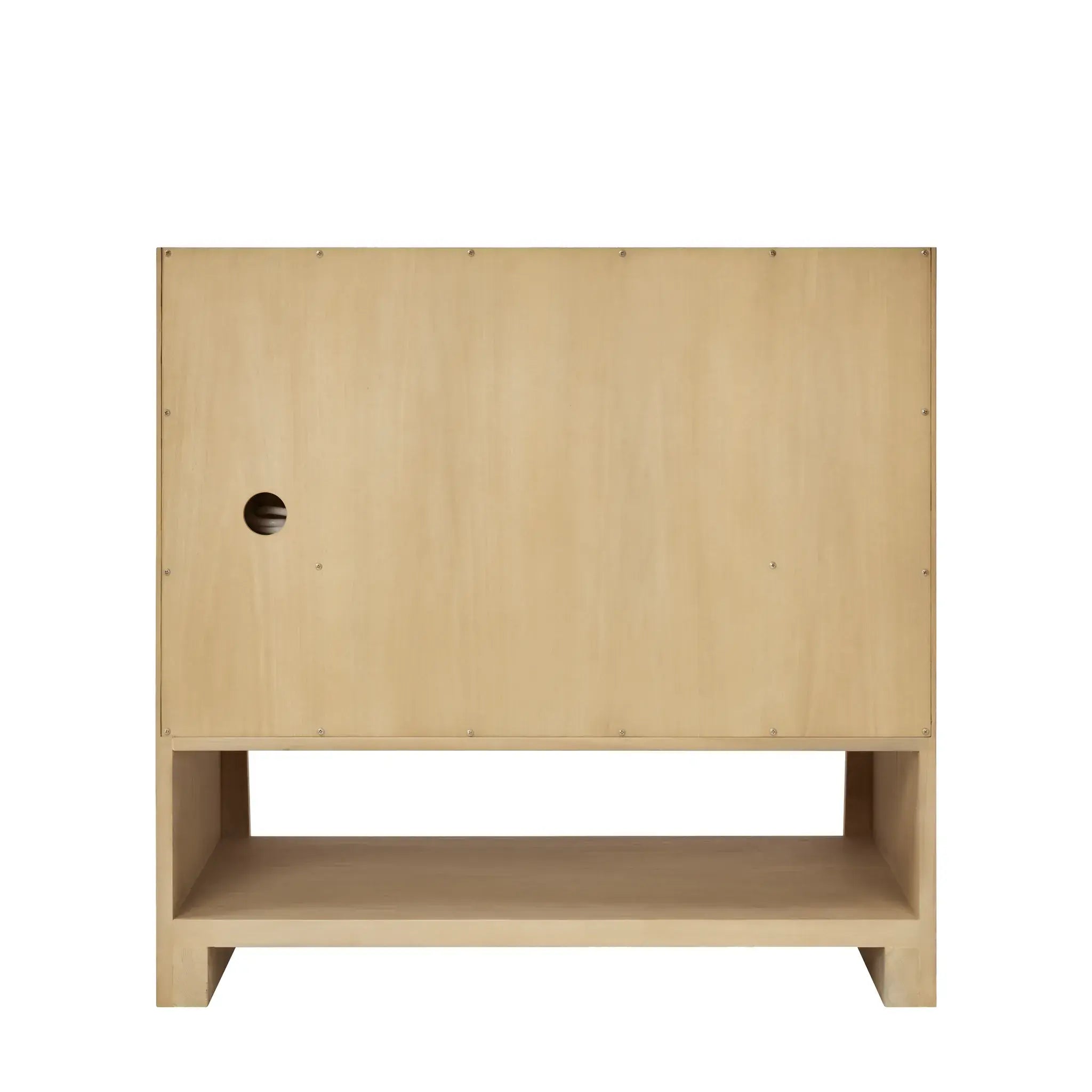 36" Solene Single Vanity in Seaside Oak-Carrara White Marble-8" Widespread image 8