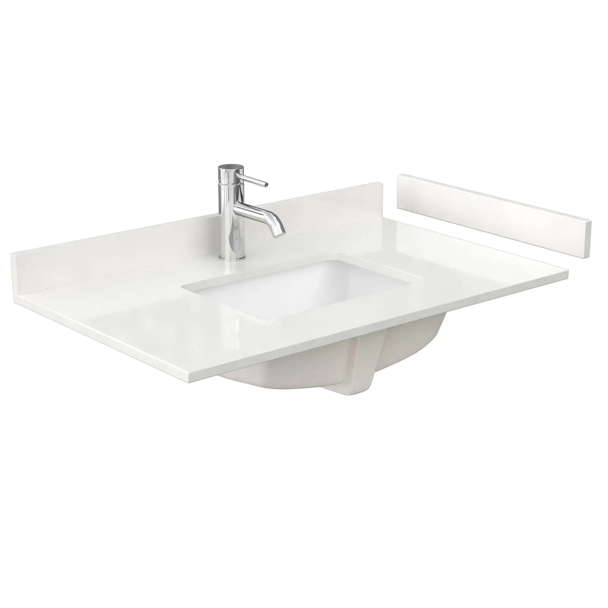 36" Strada Single Bathroom Vanity in Light Green with Satin Bronze Trim by Wyndham