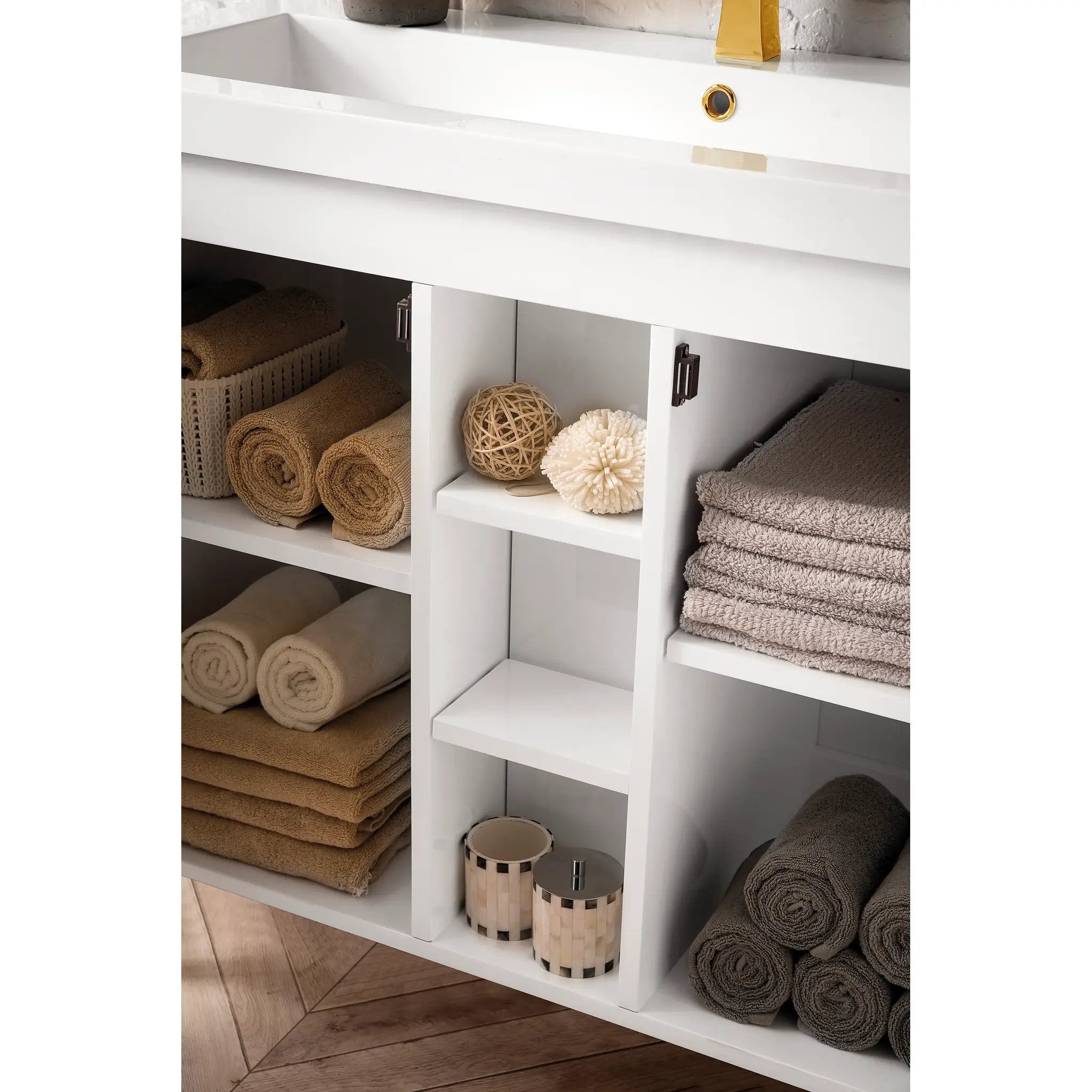 39.5" Alicante Single Vanity in Glossy White-White Glossy image 4