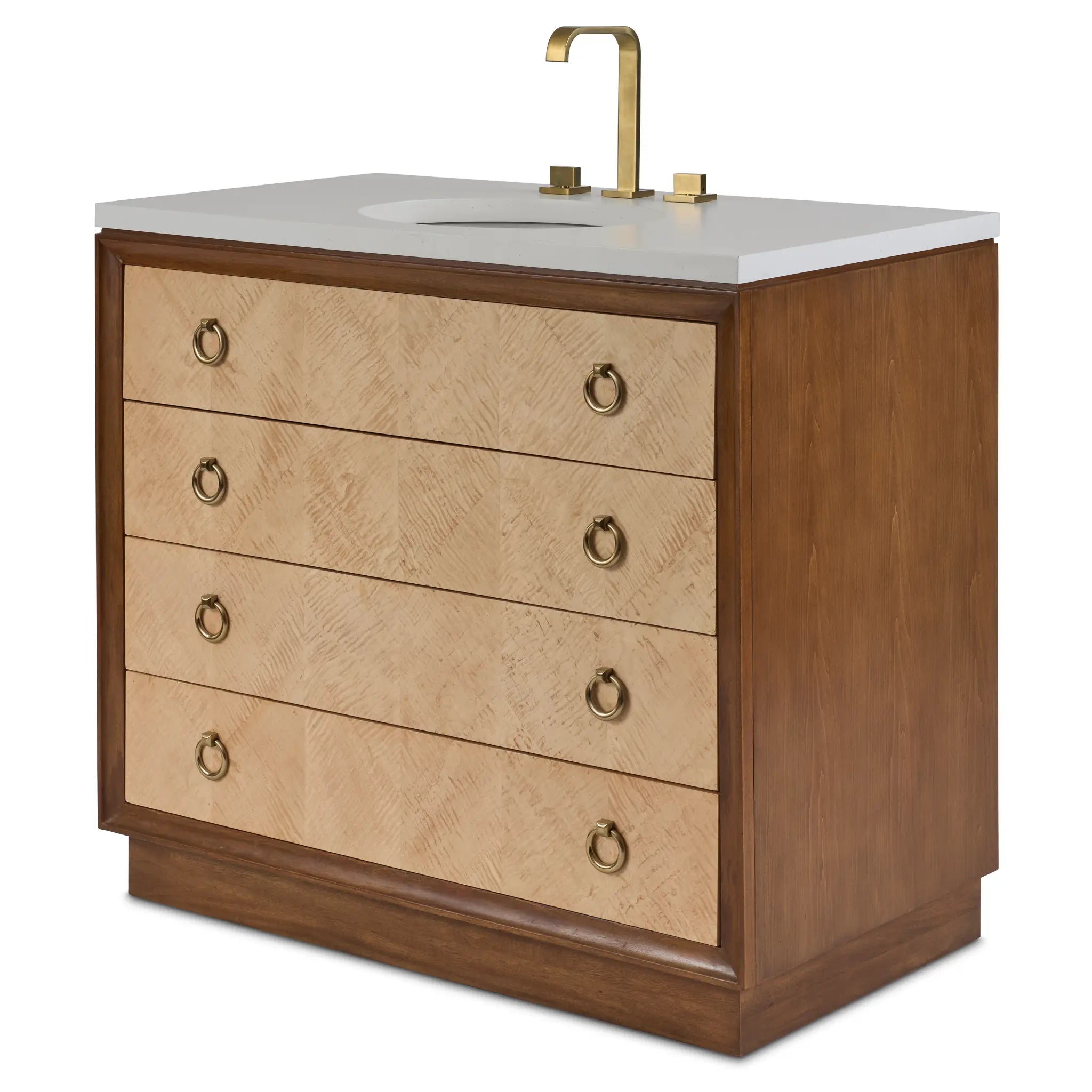 40" Katerina Sink Chest - Walnut Stain by Ambella Home image 1