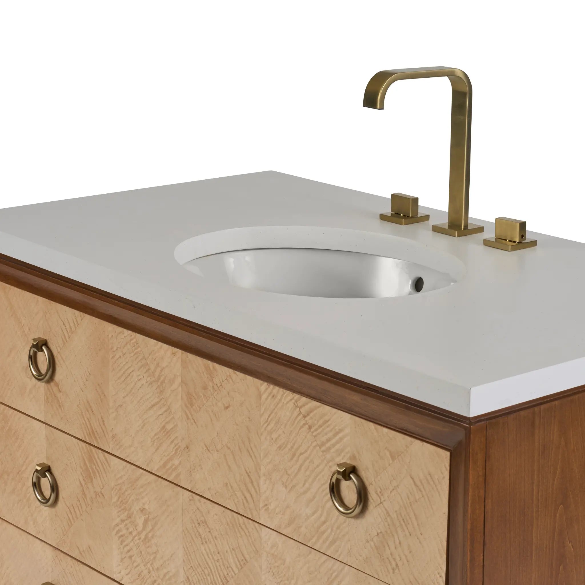 40" Katerina Sink Chest - Walnut Stain by Ambella Home image 2