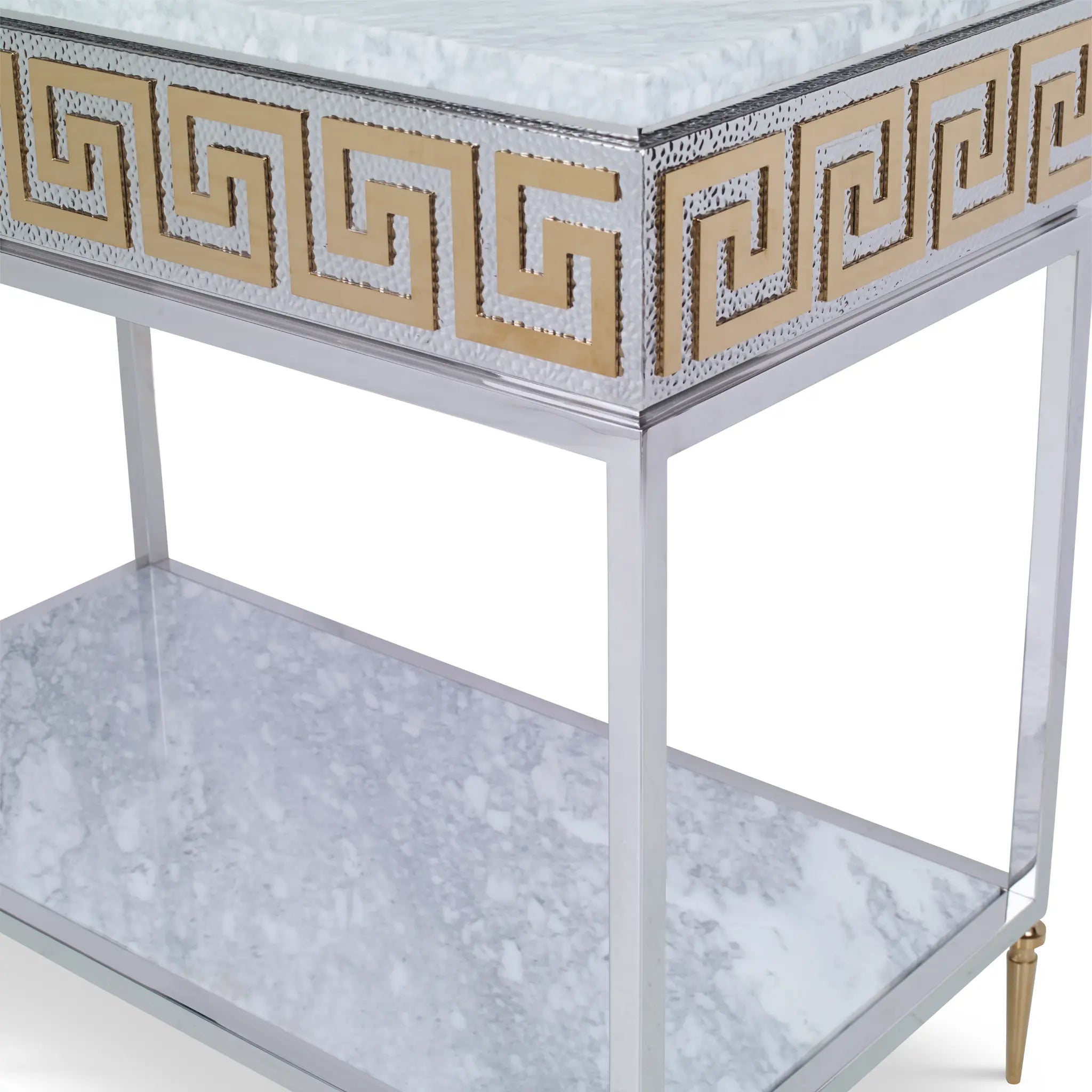 40" Roman Sink Chest - Stainless Steel by Ambella Home image 2