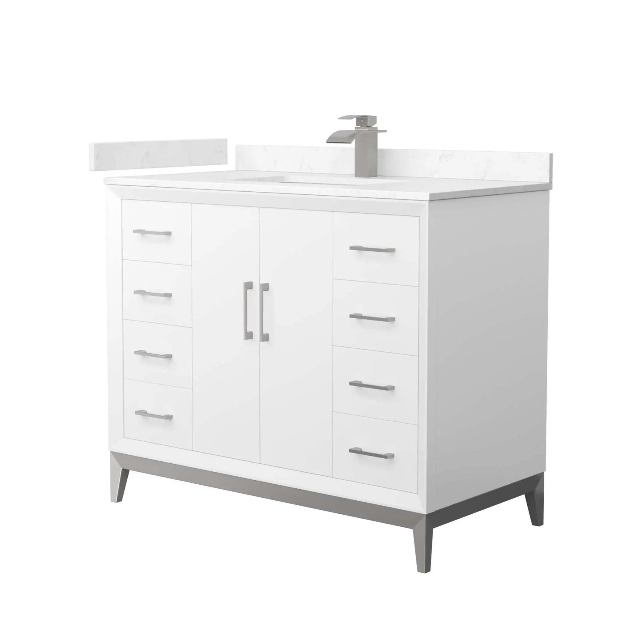 42-amici-single-bathroom-vanity-in-white-with-brushed-nickel-trim-carrara-cultured-marble-1-hole image 5