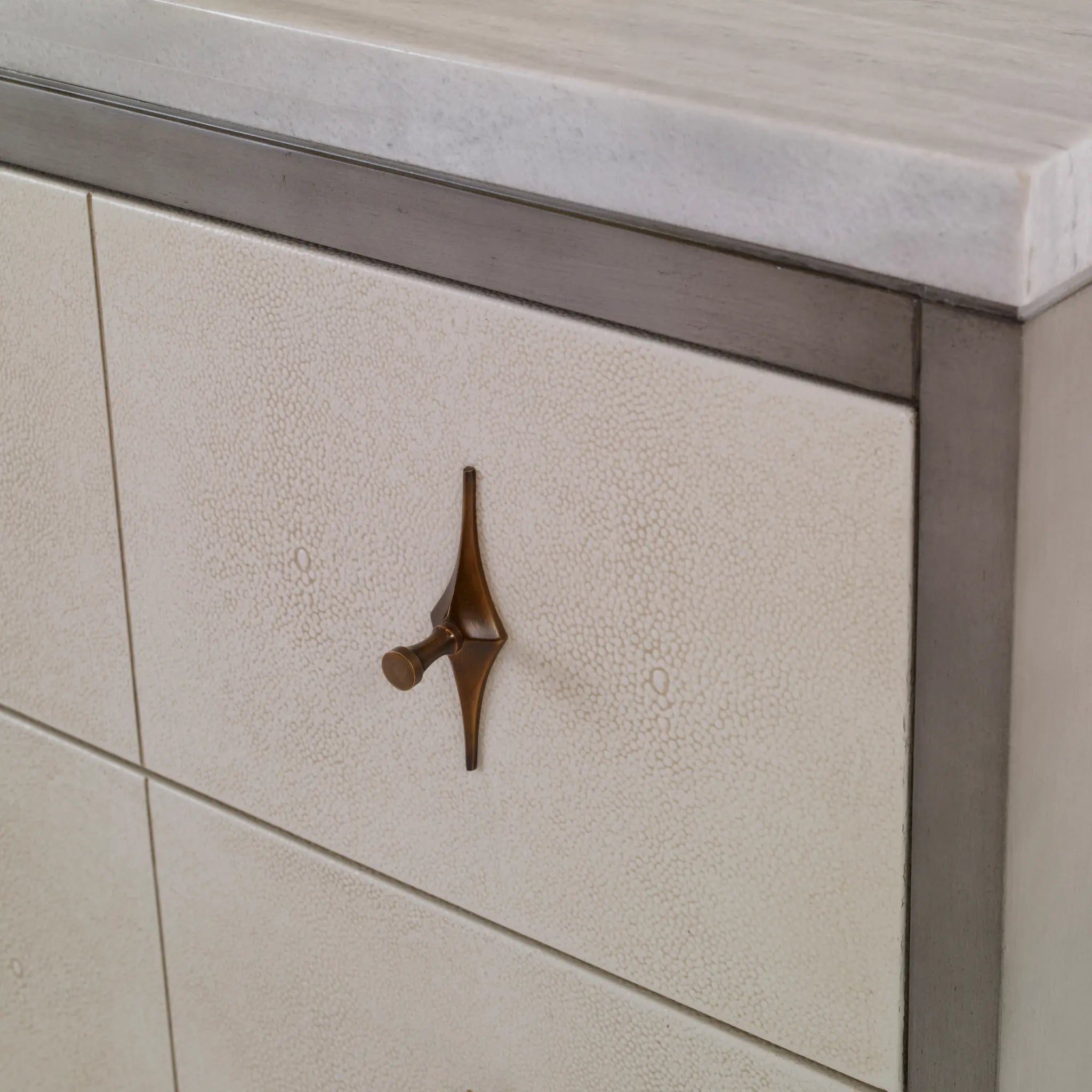 42" Tapered Sink Chest - Ash Grey And Linen by Ambella Home image 2