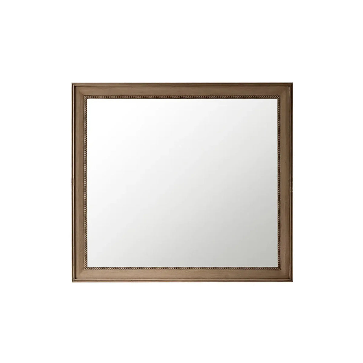 44 Inch Bristol Rectangular Mirror - Whitewashed Walnut Image 1