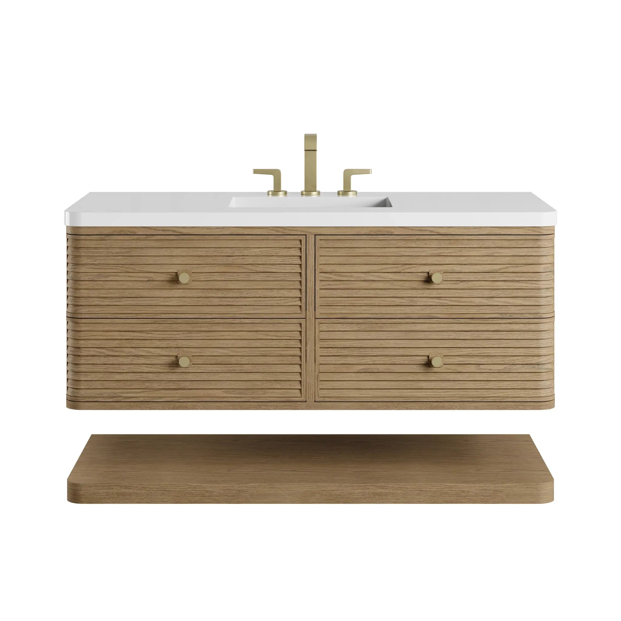 48 Allamari Single Vanity In Dune Mist Standard White Zeus Silestone 8 Widespread 1
