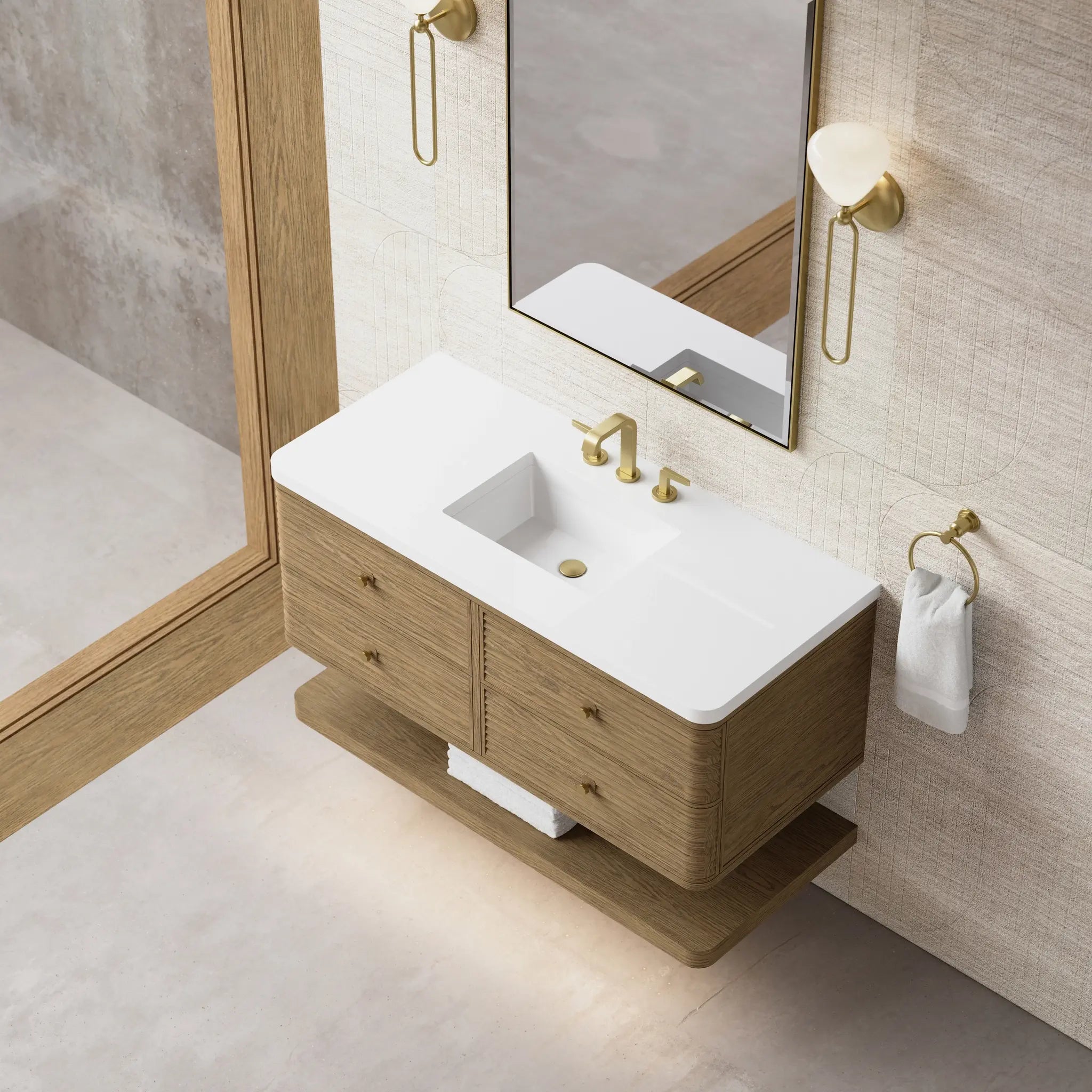 48 Allamari Single Vanity In Dune Mist Standard White Zeus Silestone 8 Widespread 11