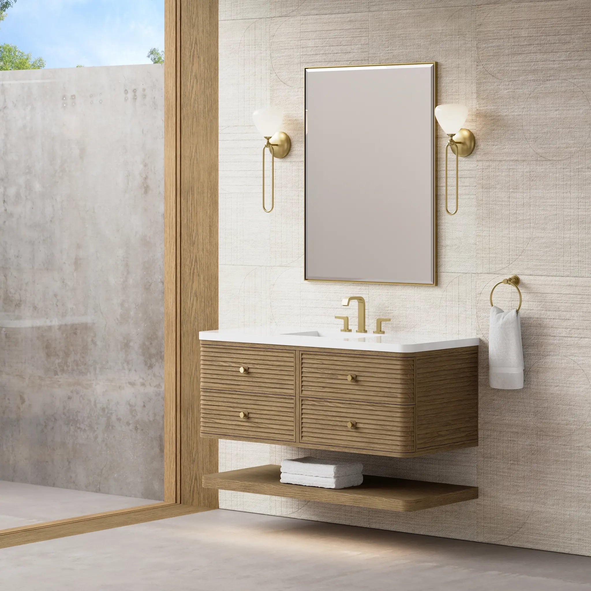 48 Allamari Single Vanity In Dune Mist Standard White Zeus Silestone 8 Widespread 7