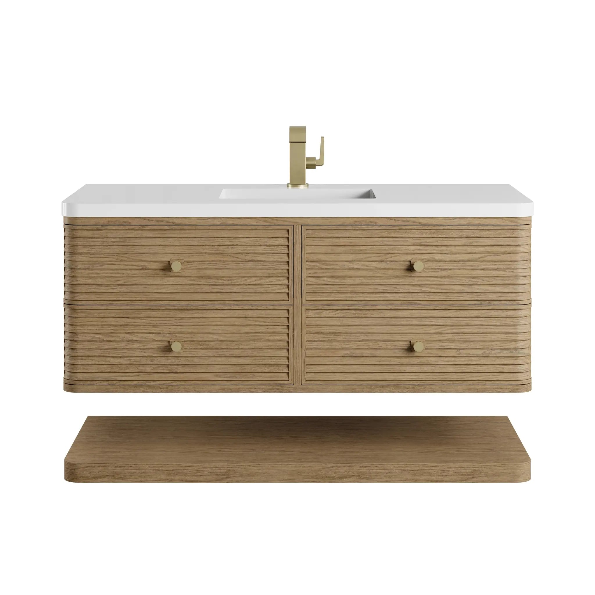 48 Allamari Single Vanity In Dune Mist Standard White Zeus Silestone Single Hole 1