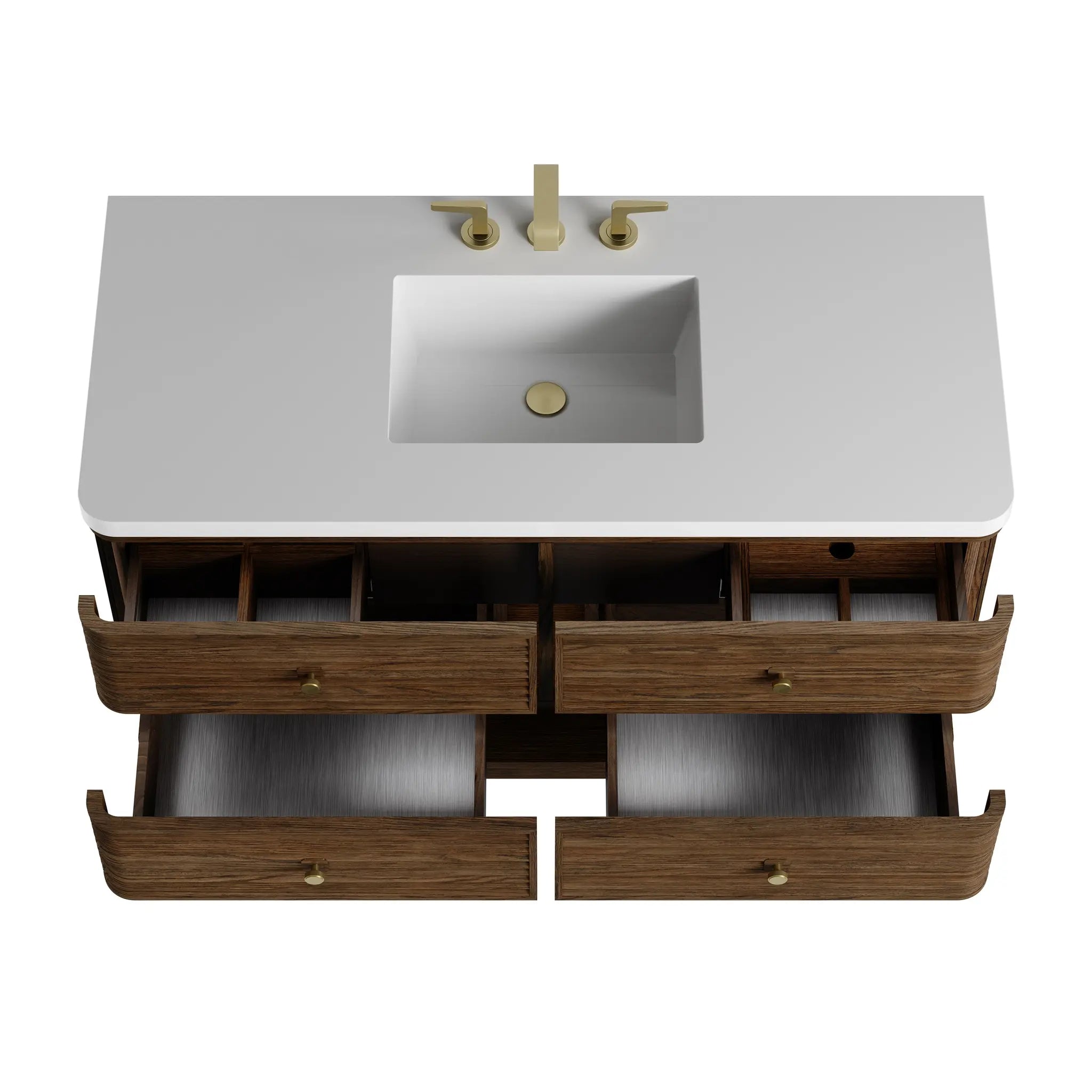 48 Allamari Single Vanity In Sable Power Enabled Tajnar Eclos 8 Widespread 18