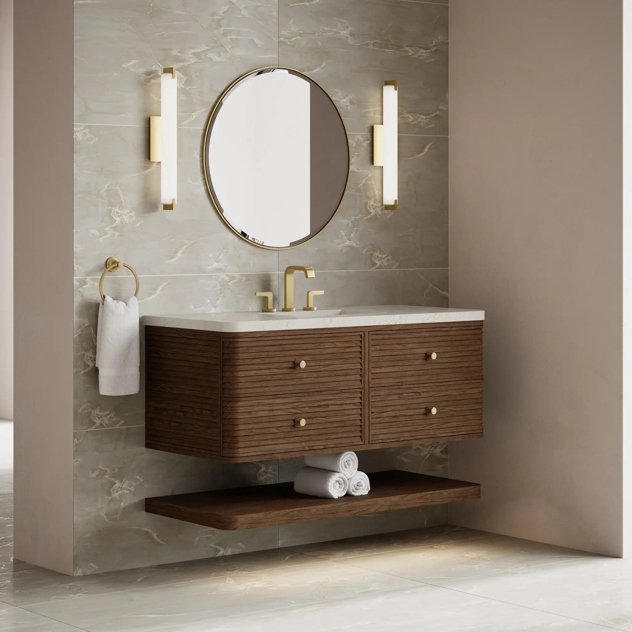 48 Allamari Single Vanity In Sable Standard Siberian Silestone 8 Widespread 4