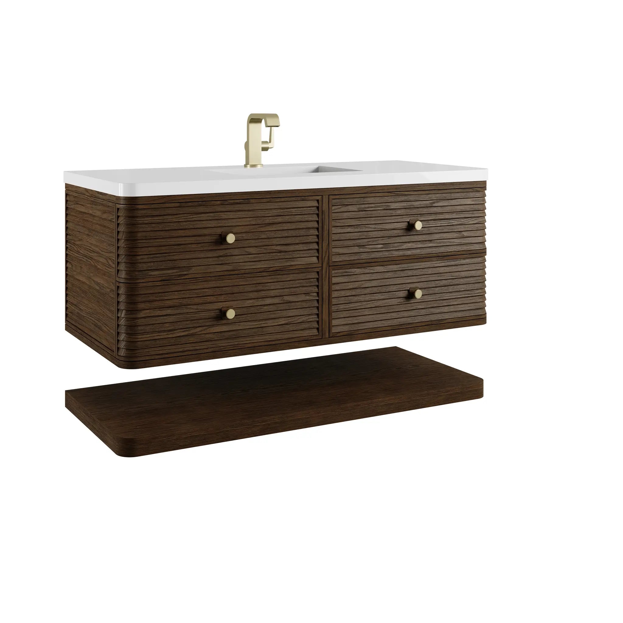 48 Allamari Single Vanity In Sable Standard White Zeus Silestone Single Hole 14