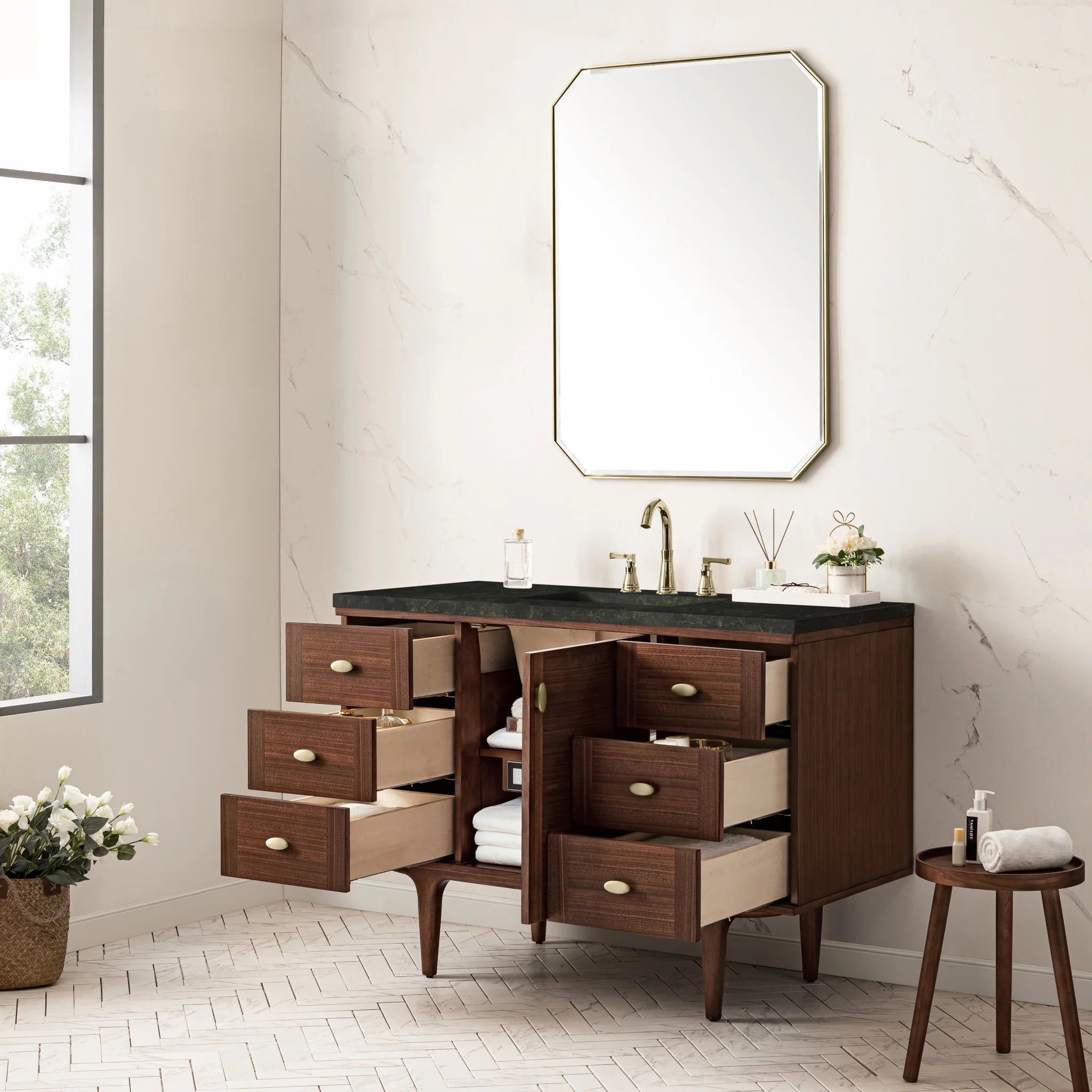 48-amberly-single-vanity-in-mid-century-walnut-by-james-martin-vanities-phantome-eclos-zero-silica image 19