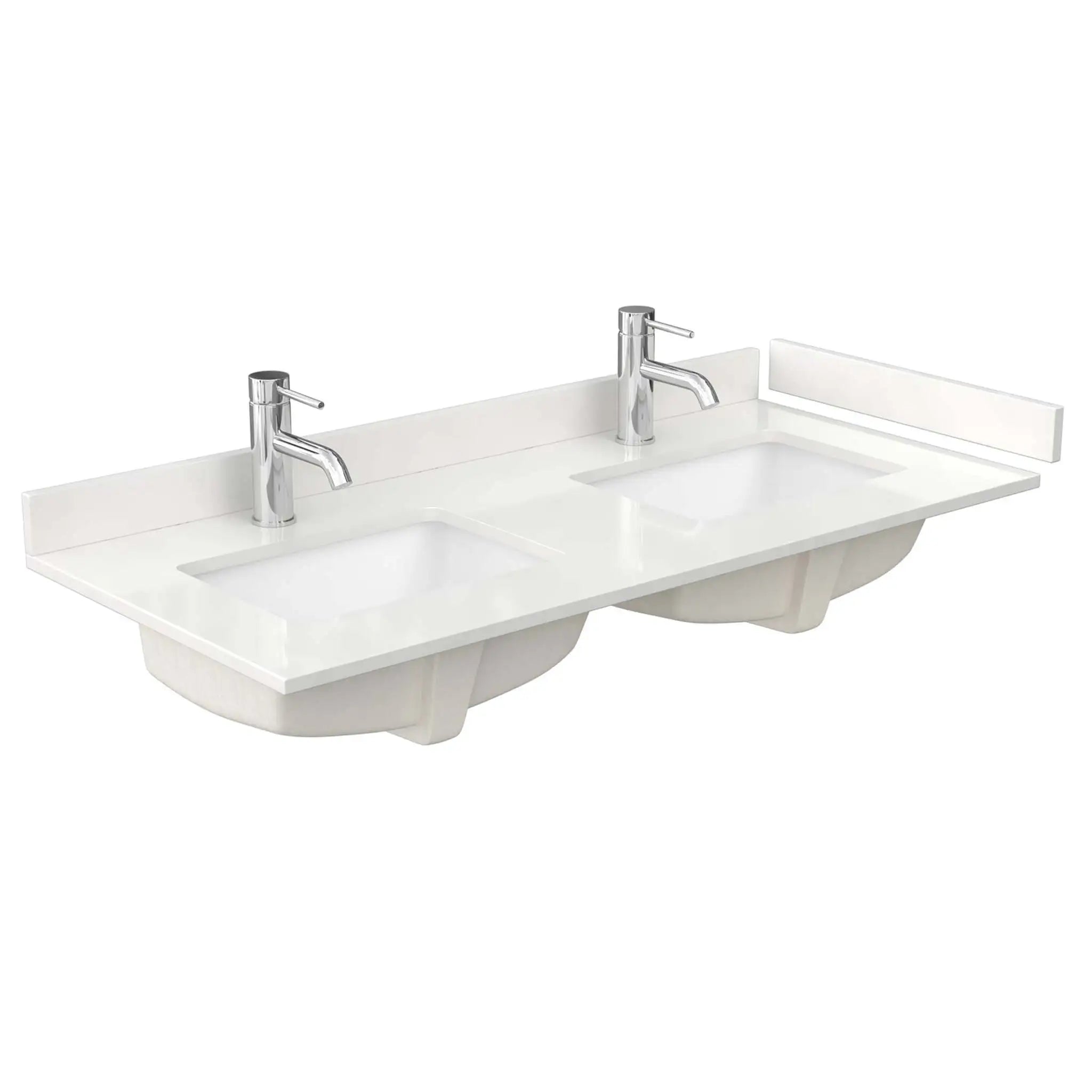 48" Beckett Double Bathroom Vanity in Dark Gray with Brushed Gold Trim by Wyndham