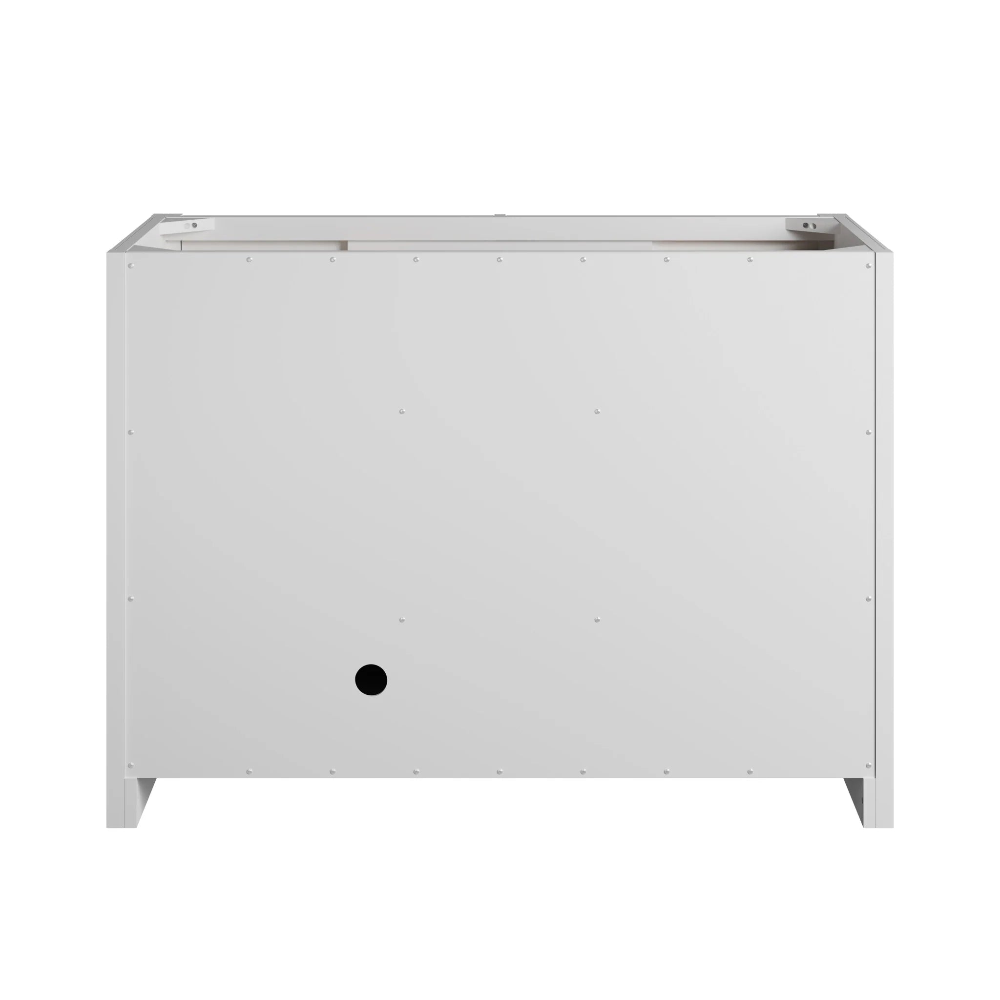 48" Bellshire Single Vanity in Bright White by James Martin Vanities-White Zeus Silestone 11
