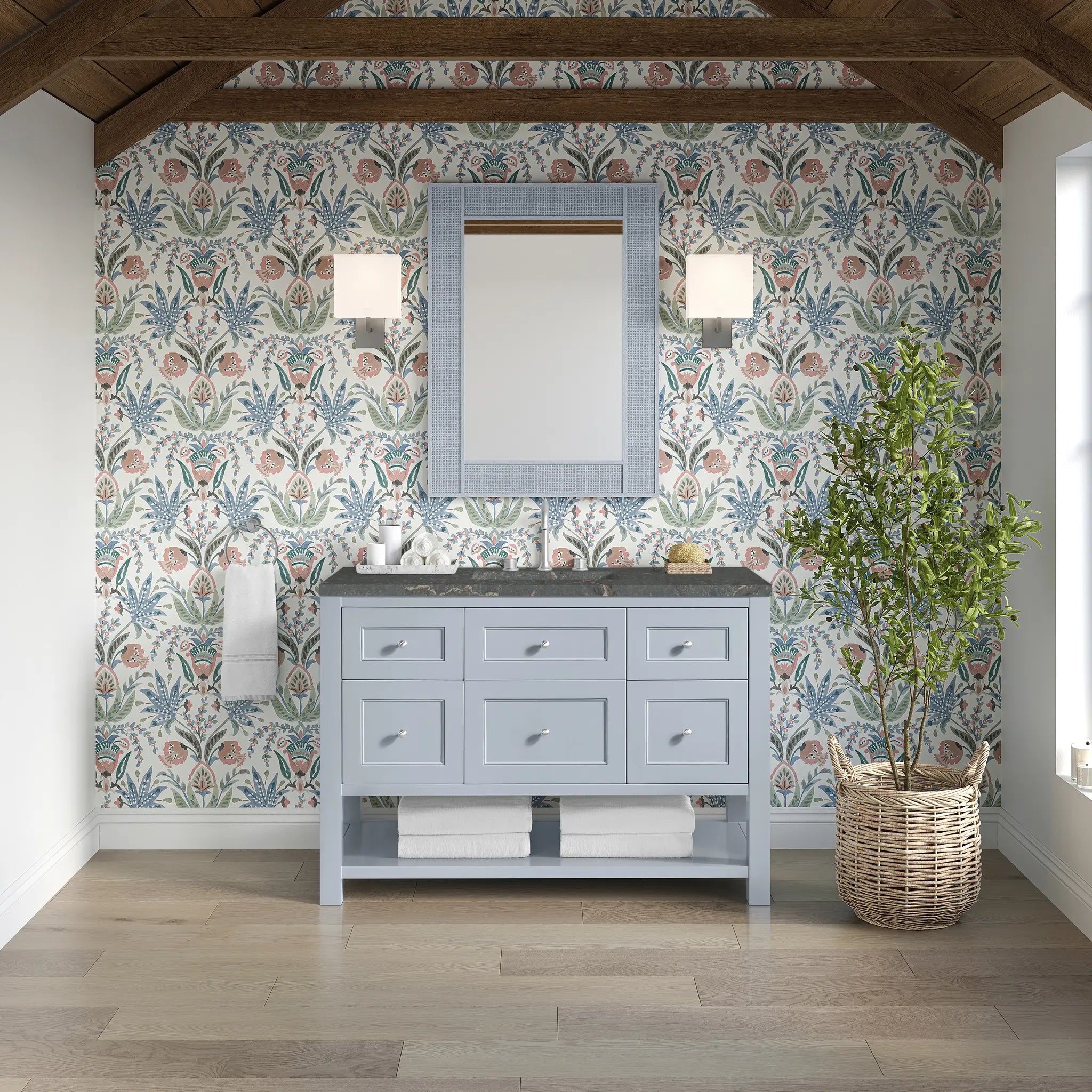 48 Breckenridge Single Vanity In Serenity Blue Standard Parisien Bleu Silestone 8 Widespread 3