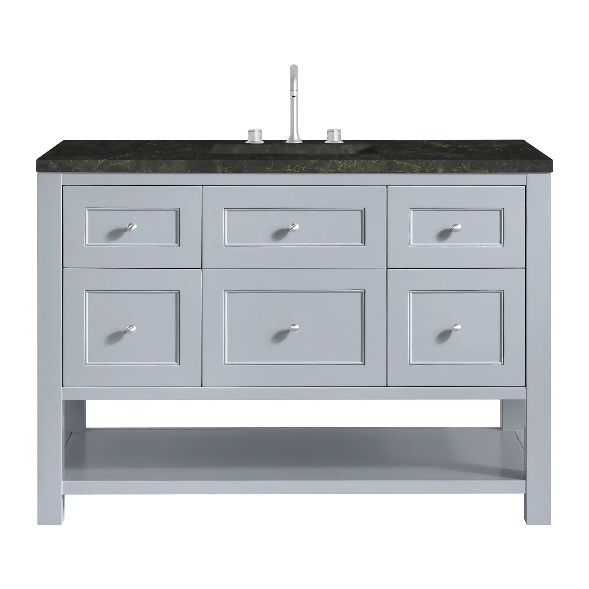 48 Breckenridge Single Vanity In Serenity Blue Standard Phantome Eclos 8 Widespread 1