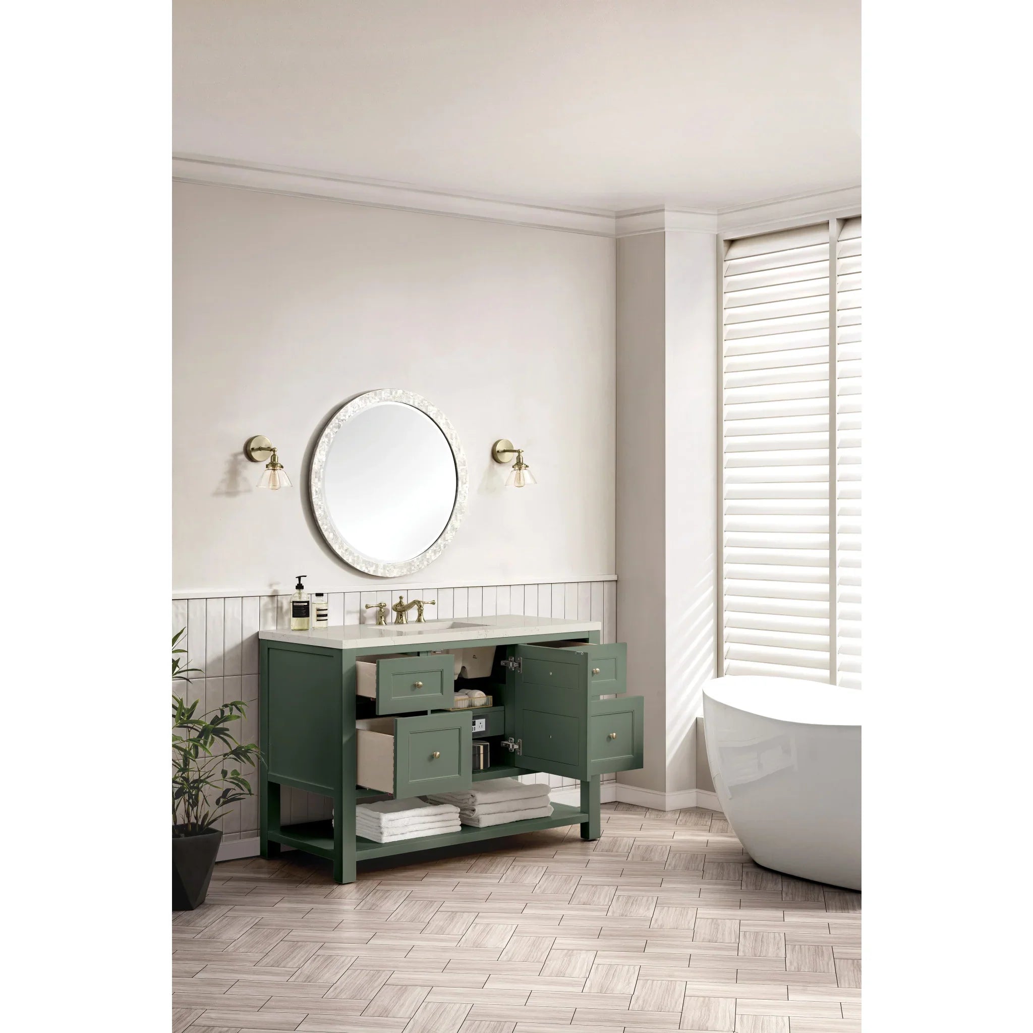 48-breckenridge-single-vanity-in-smokey-celadon-w-freepower-wireless-charger-by-james-martin-vanities-siberian-silestone image 7