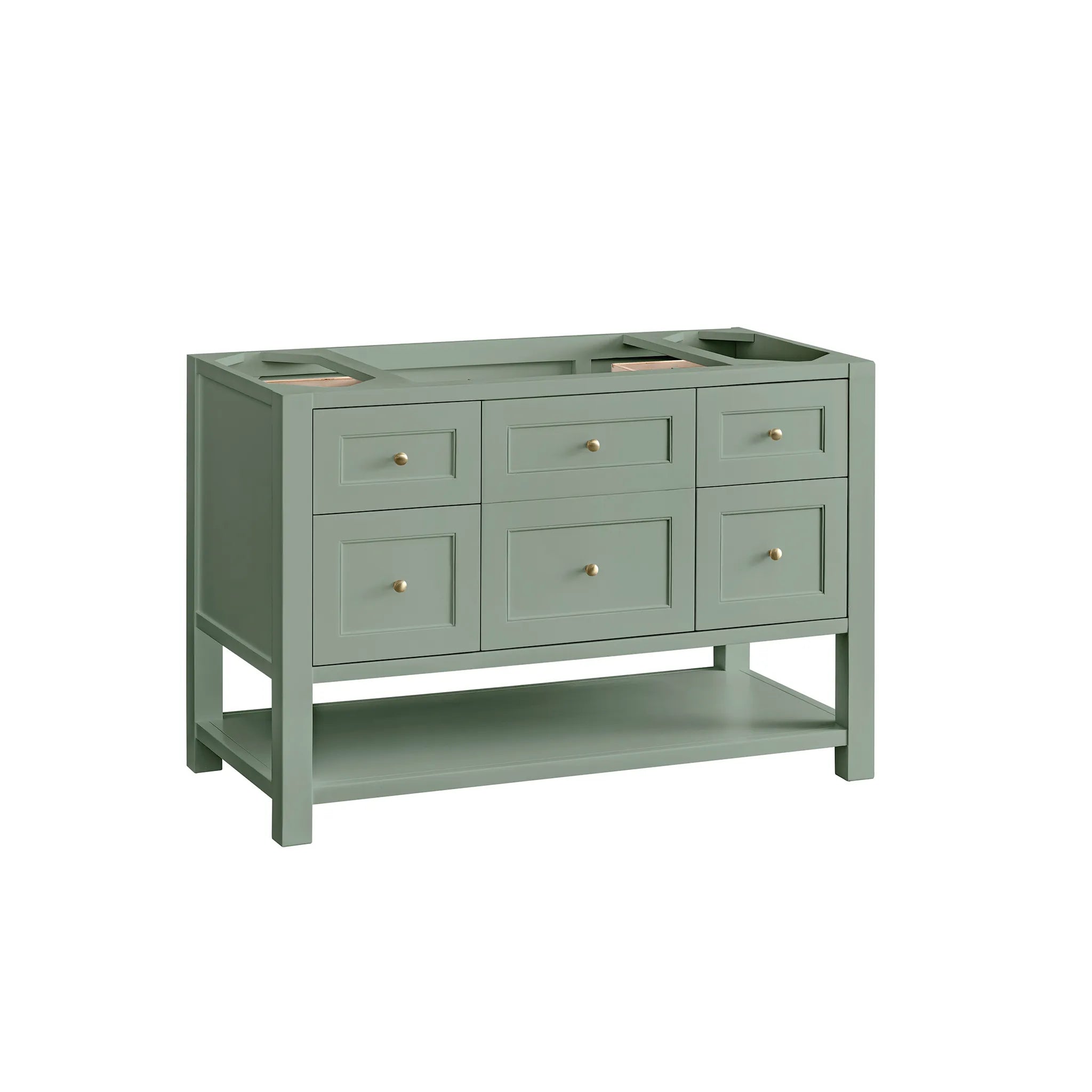 48" Breckenridge Single Vanity in Smokey Celadon w/FreePower Wireless Charger-Cabinet Only-Not Available image