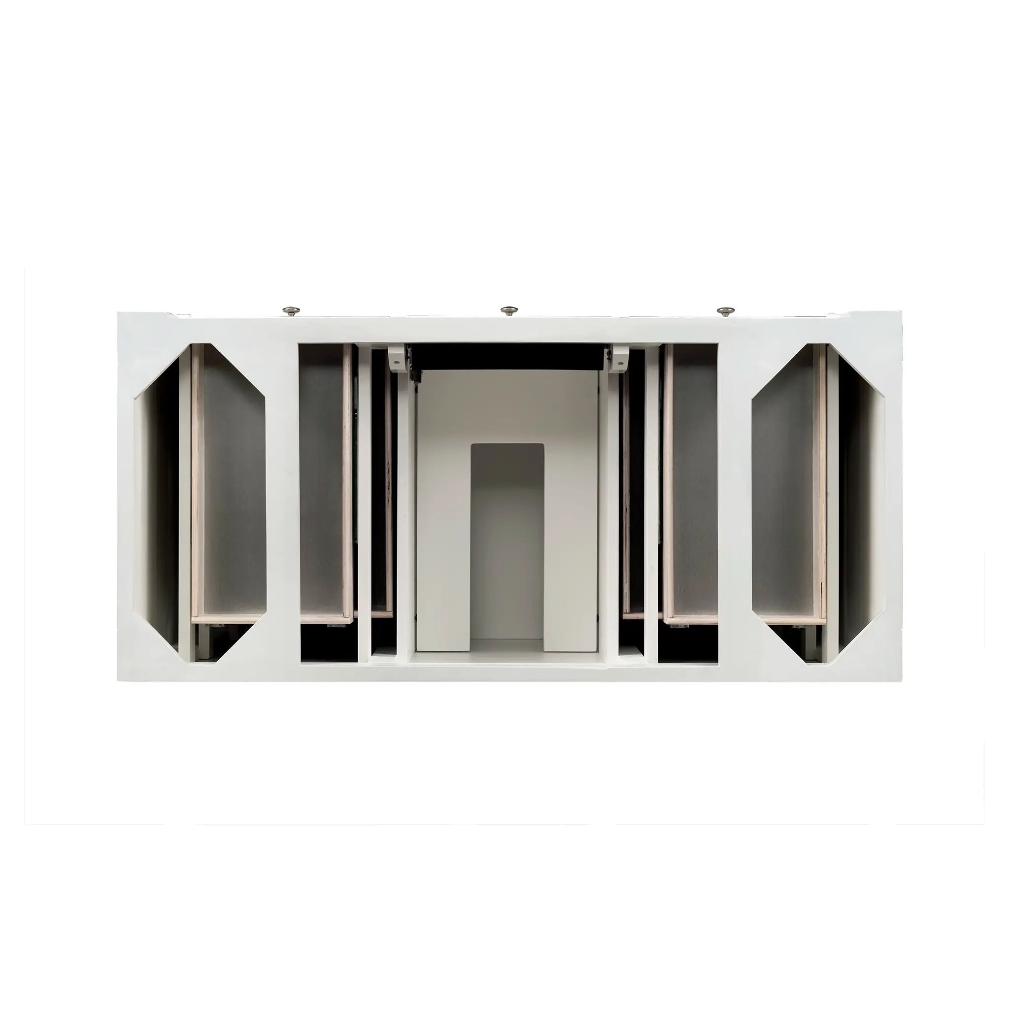 48 Bristol Single Vanity In Bright White Standard Cabinet Only No Top 2