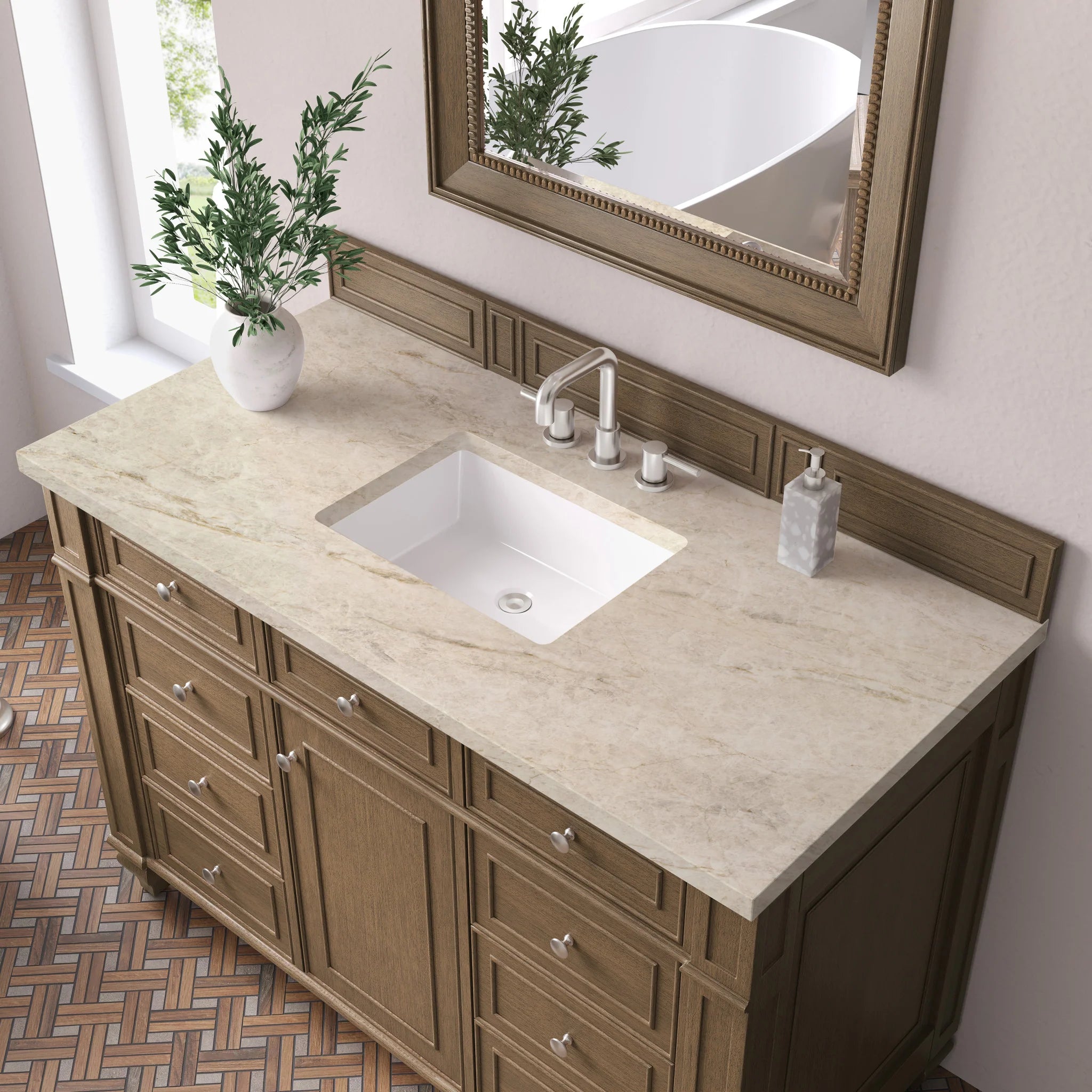 48-bristol-single-vanity-in-saddle-brown-by-james-martin-vanities-tajnar-eclos-zero-silica image 5