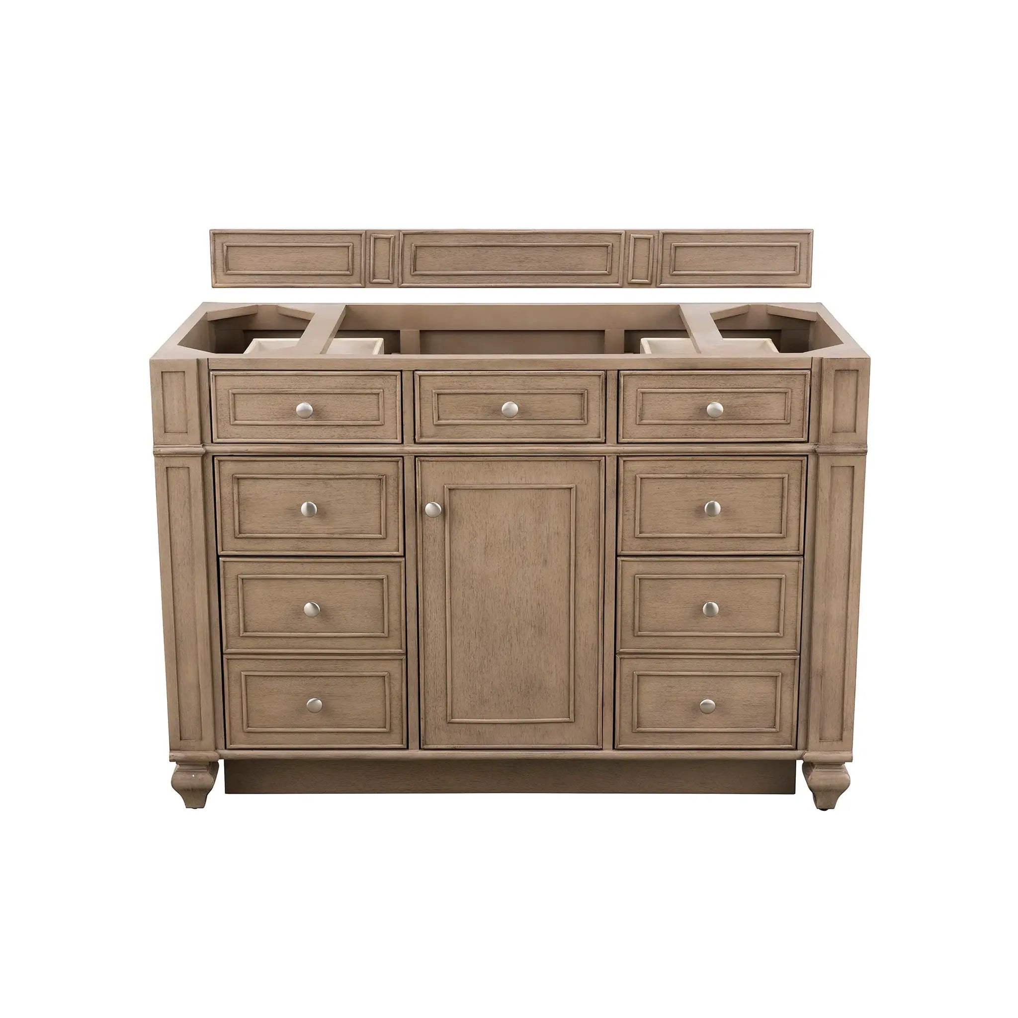 48" Bristol Single Vanity in Whitewashed Walnut-Cabinet Only-Not Available image