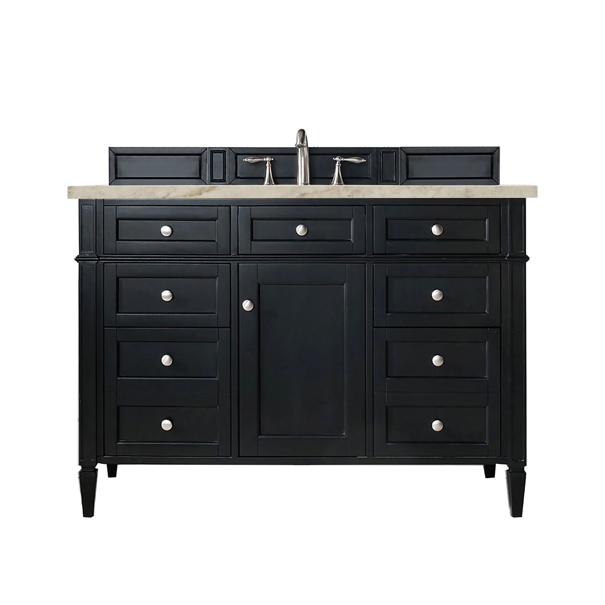 48-brittany-single-vanity-in-black-onyx-by-james-martin-vanities-tajnar-eclos-zero-silica image