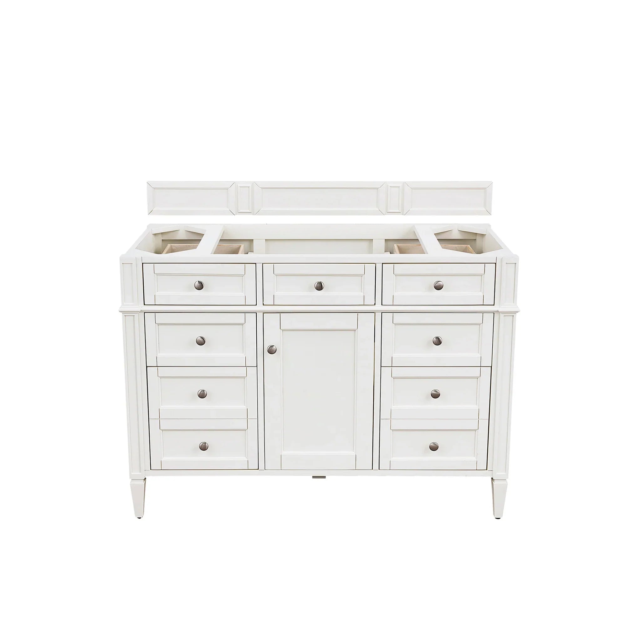 48-brittany-single-vanity-in-bright-white-w-freepower-wireless-charger-by-james-martin-vanities-siberian-silestone image 2