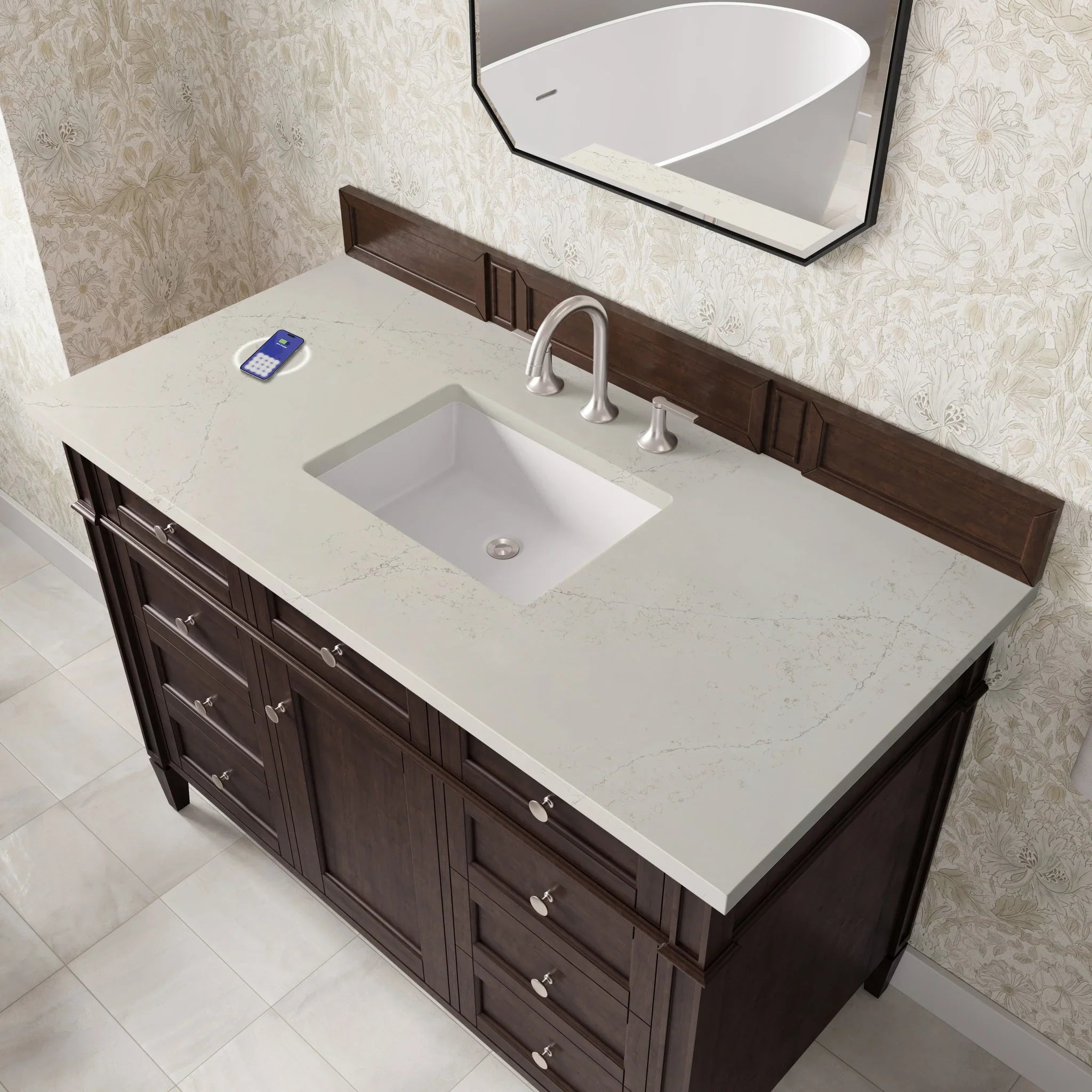 48-brittany-single-vanity-in-burnished-mahogany-w-freepower-wireless-charger-by-james-martin-vanities-siberian-silestone image 7