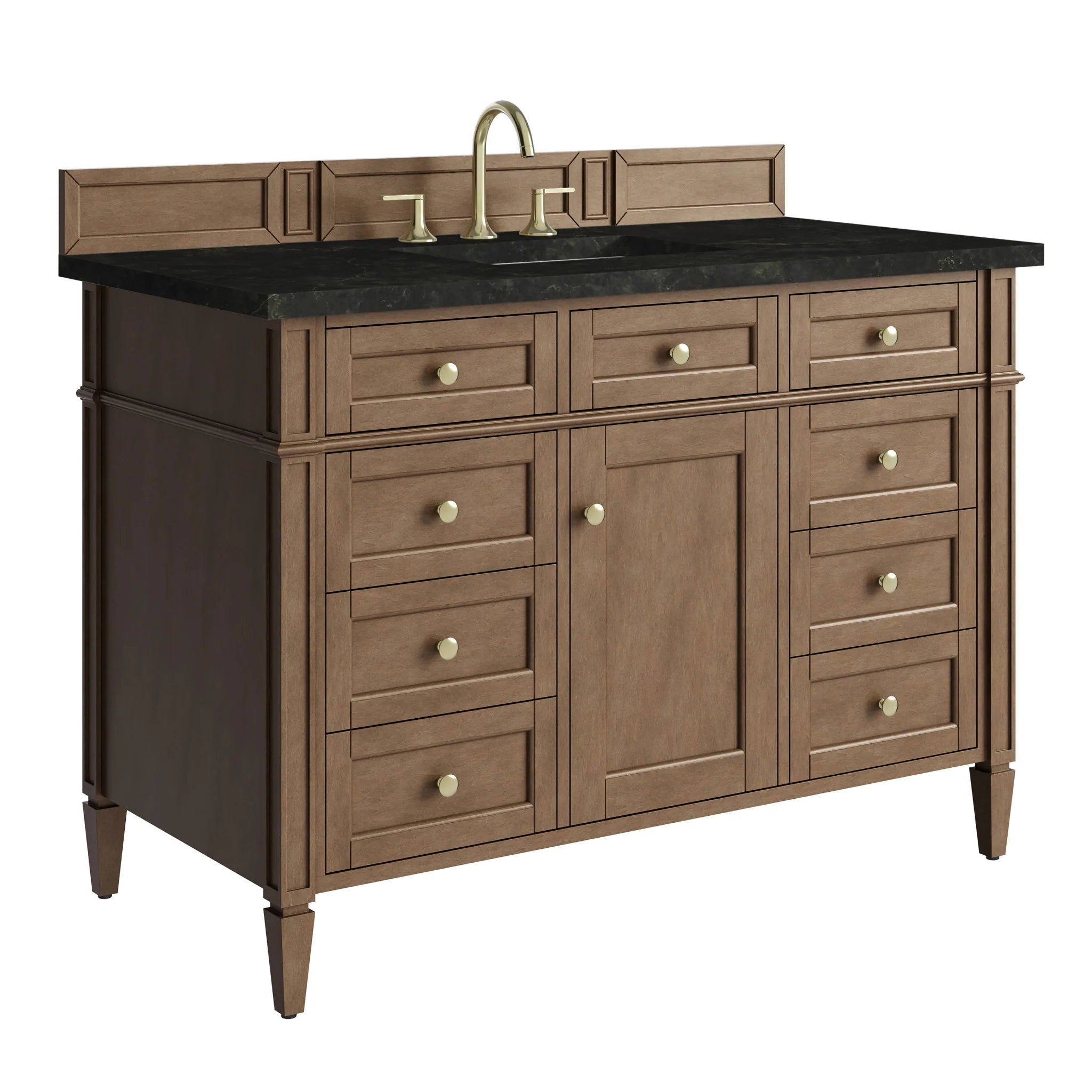 48" Brittany Single Vanity in Pecan by James Martin Vanities-Phantome Eclos 10