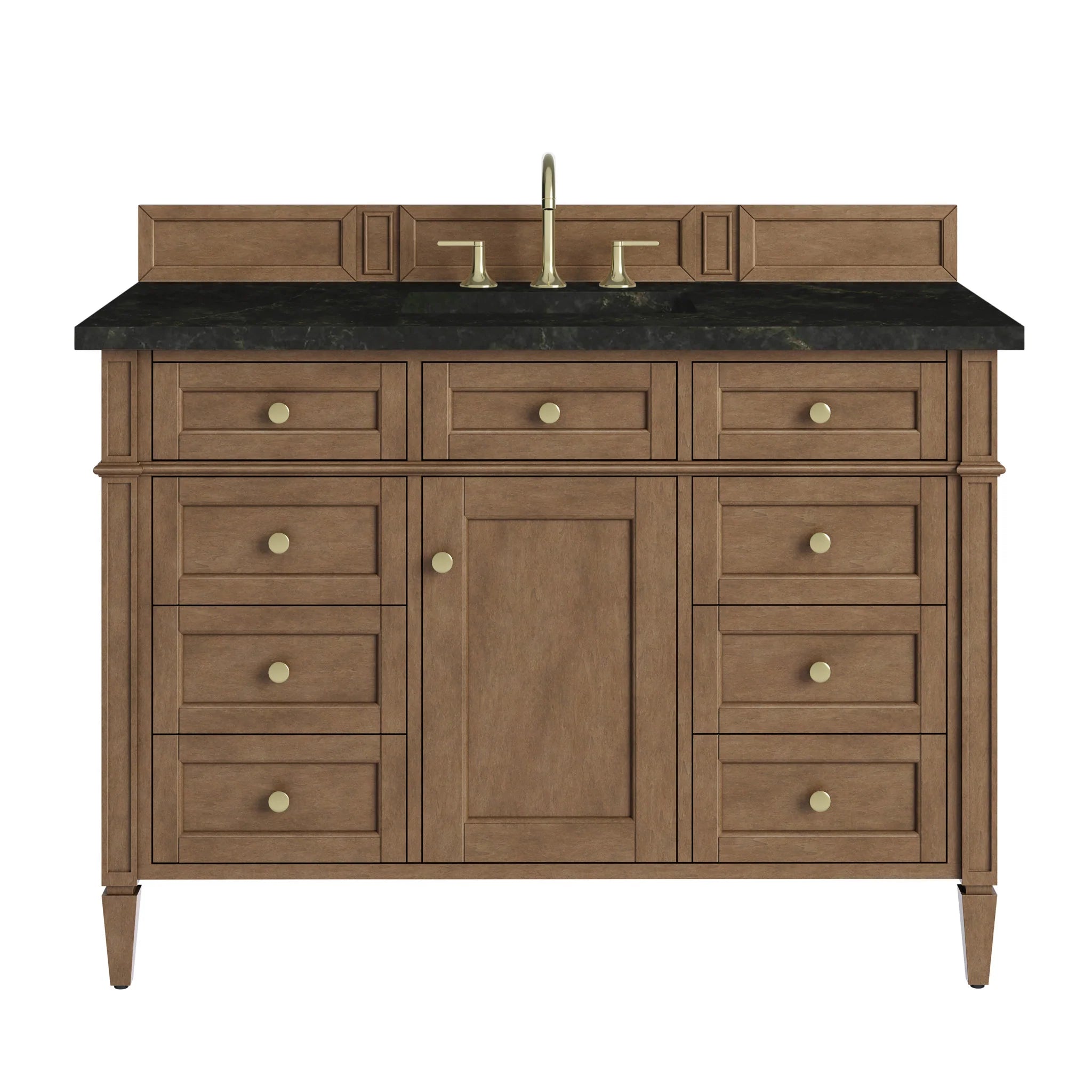 48" Brittany Single Vanity in Pecan by James Martin Vanities-Phantome Eclos 