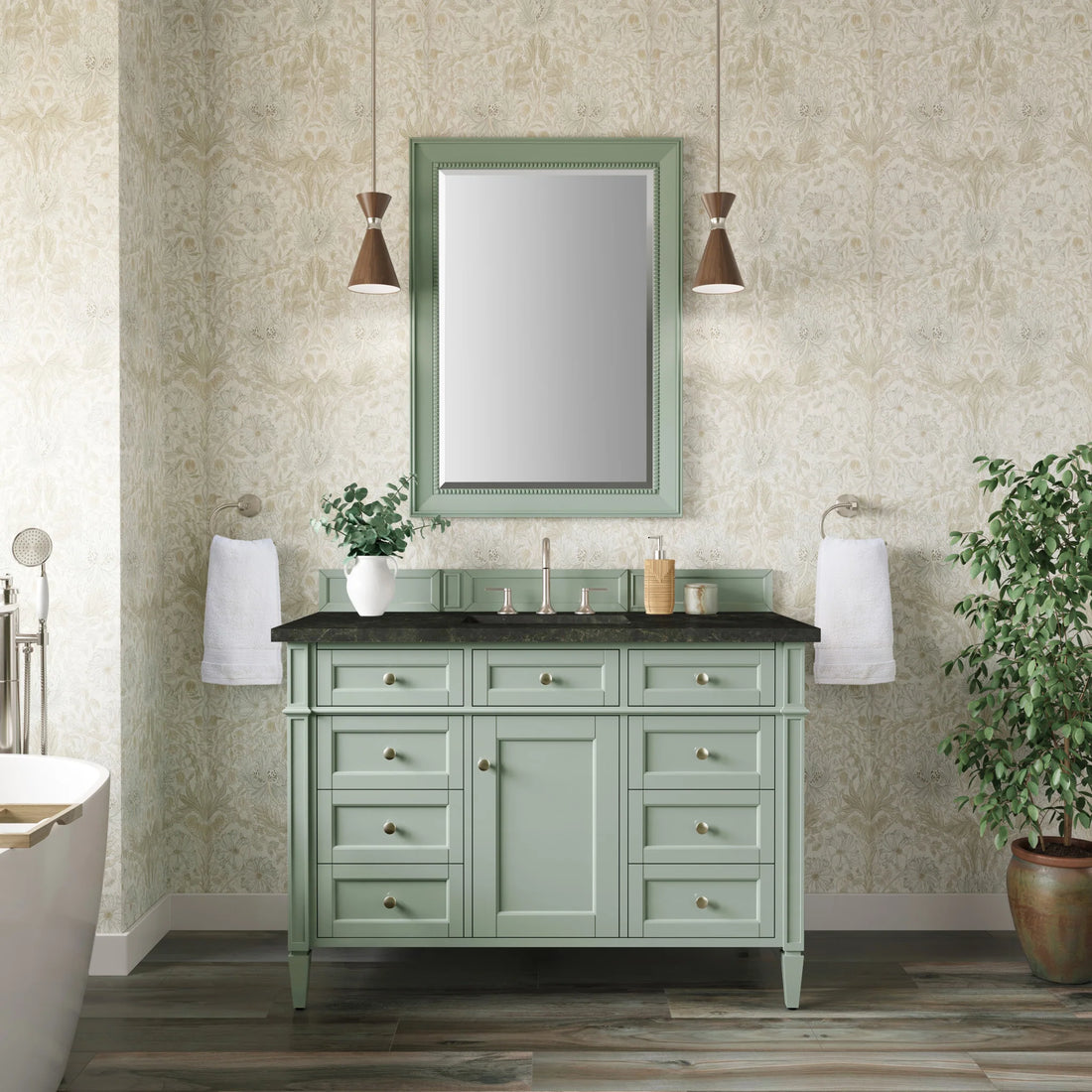 48-brittany-single-vanity-in-sage-green-by-james-martin-vanities-phantome-eclos-zero-silica image 2