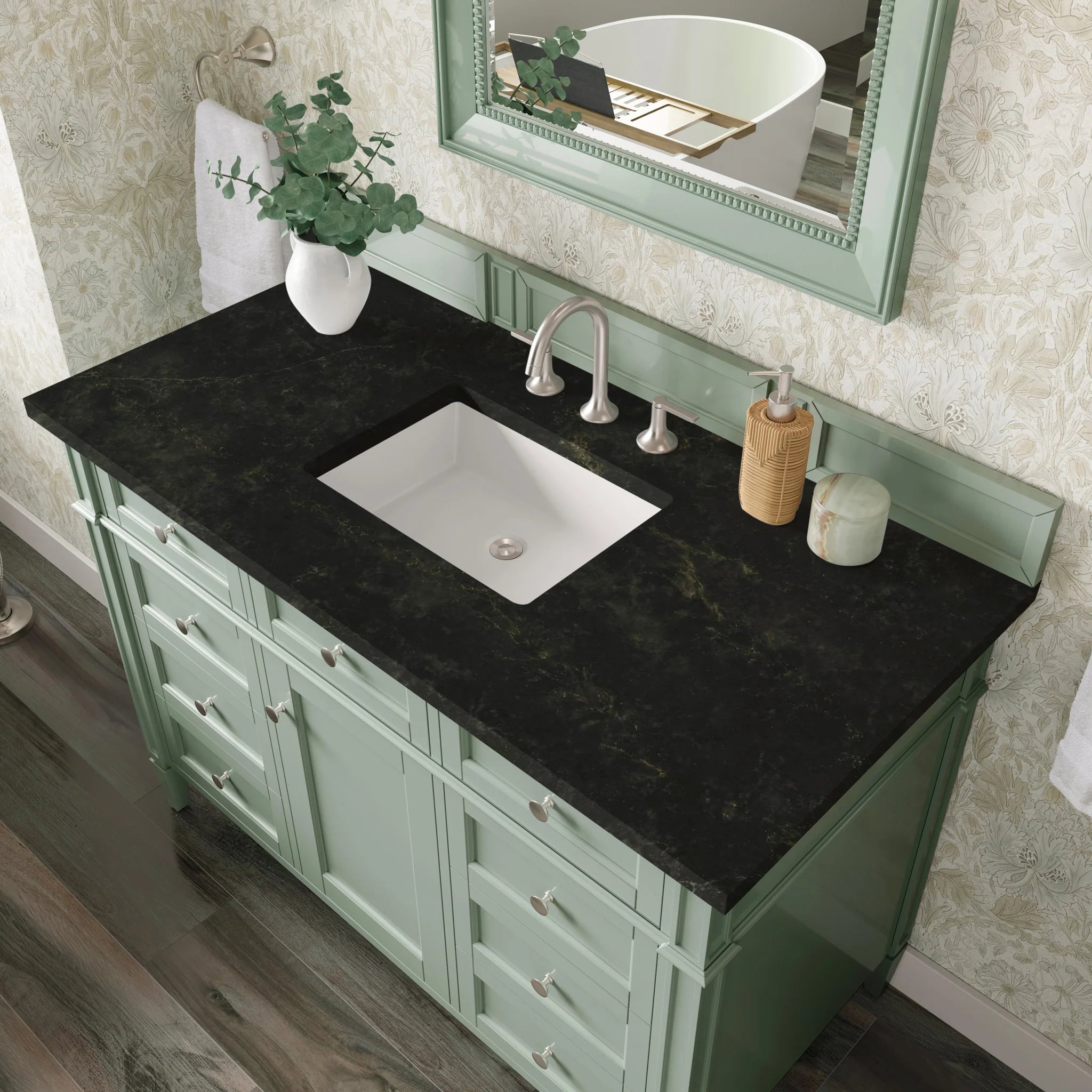 48-brittany-single-vanity-in-sage-green-by-james-martin-vanities-phantome-eclos-zero-silica image 5
