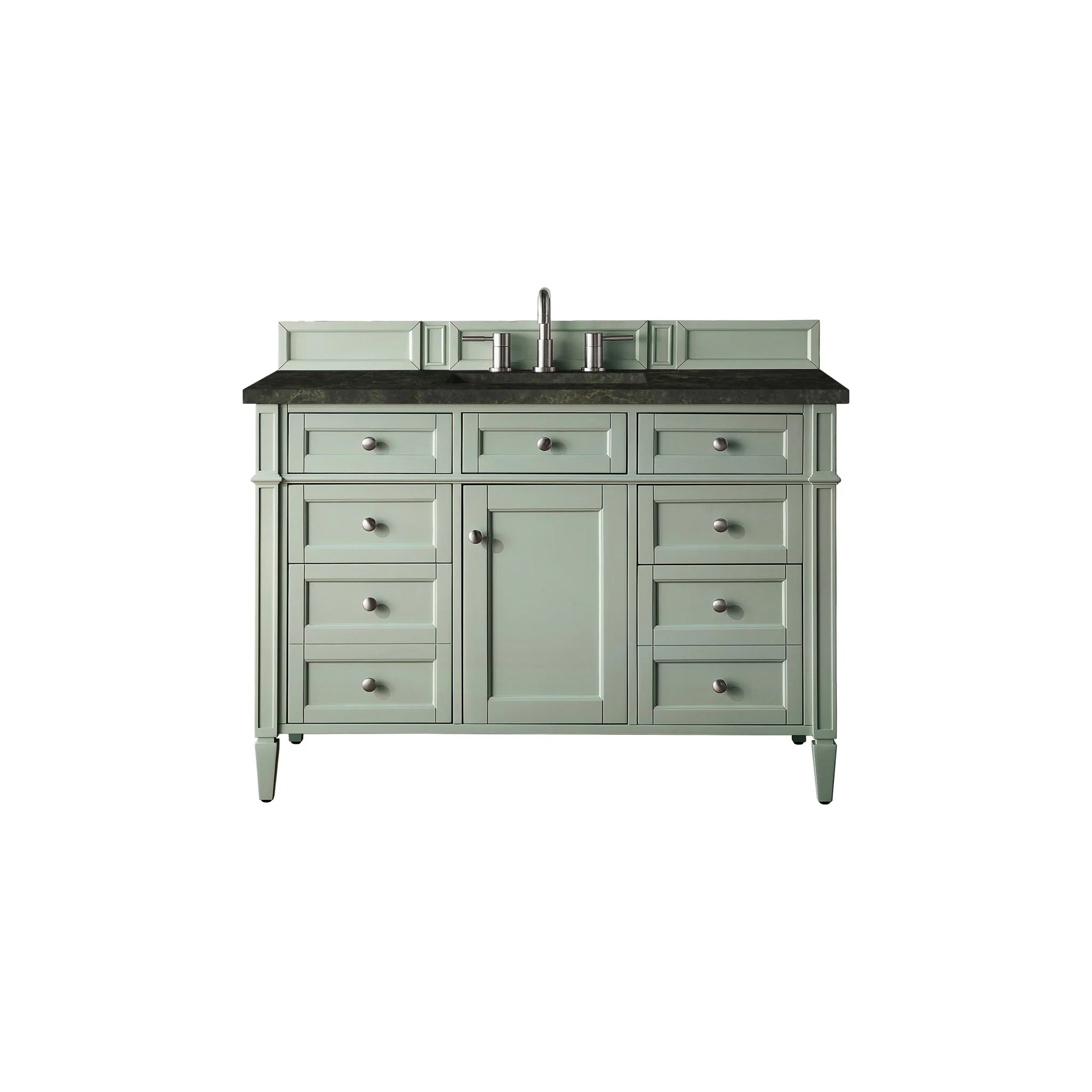 48-brittany-single-vanity-in-sage-green-by-james-martin-vanities-phantome-eclos-zero-silica image