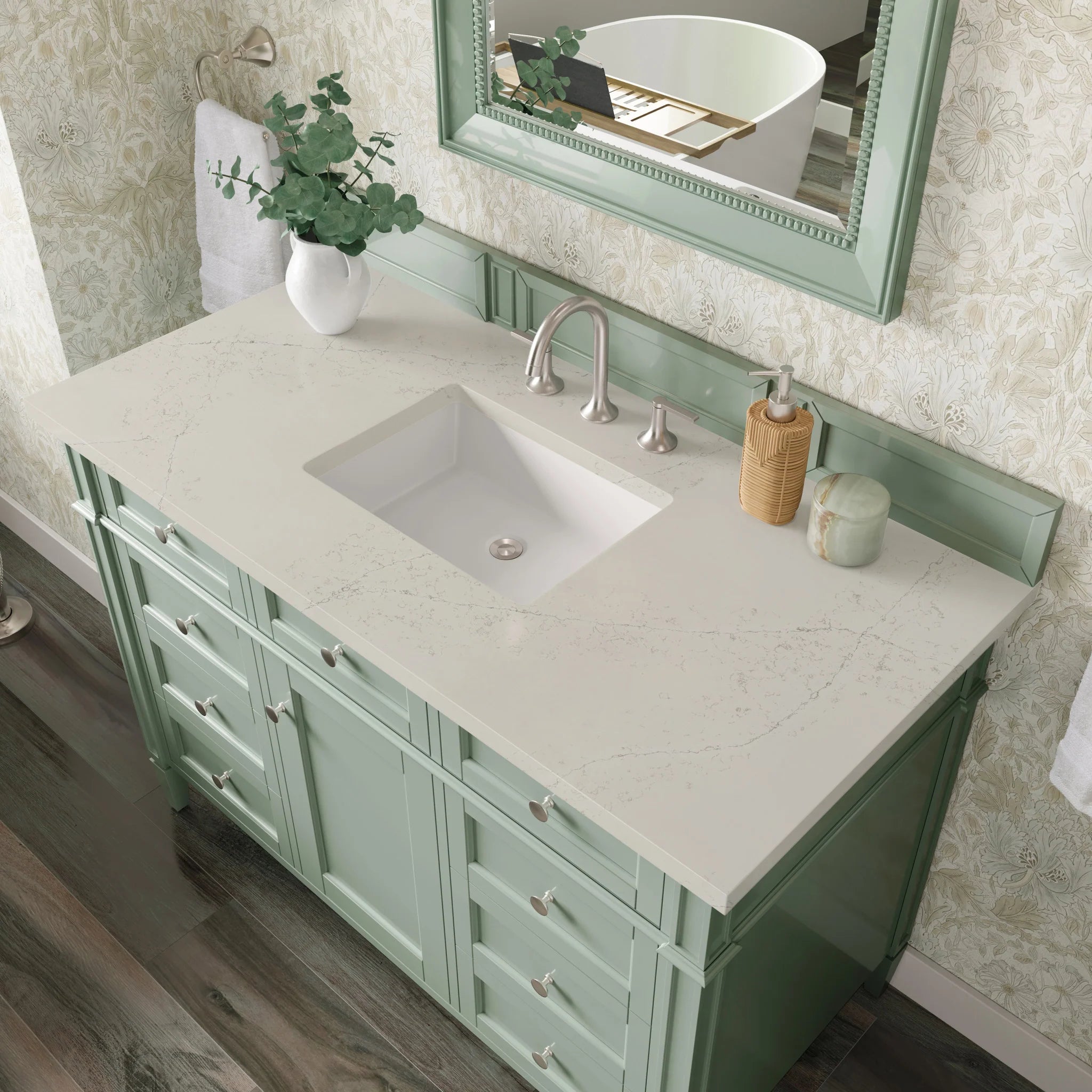 48-brittany-single-vanity-in-sage-green-by-james-martin-vanities-siberian-silestone image 5
