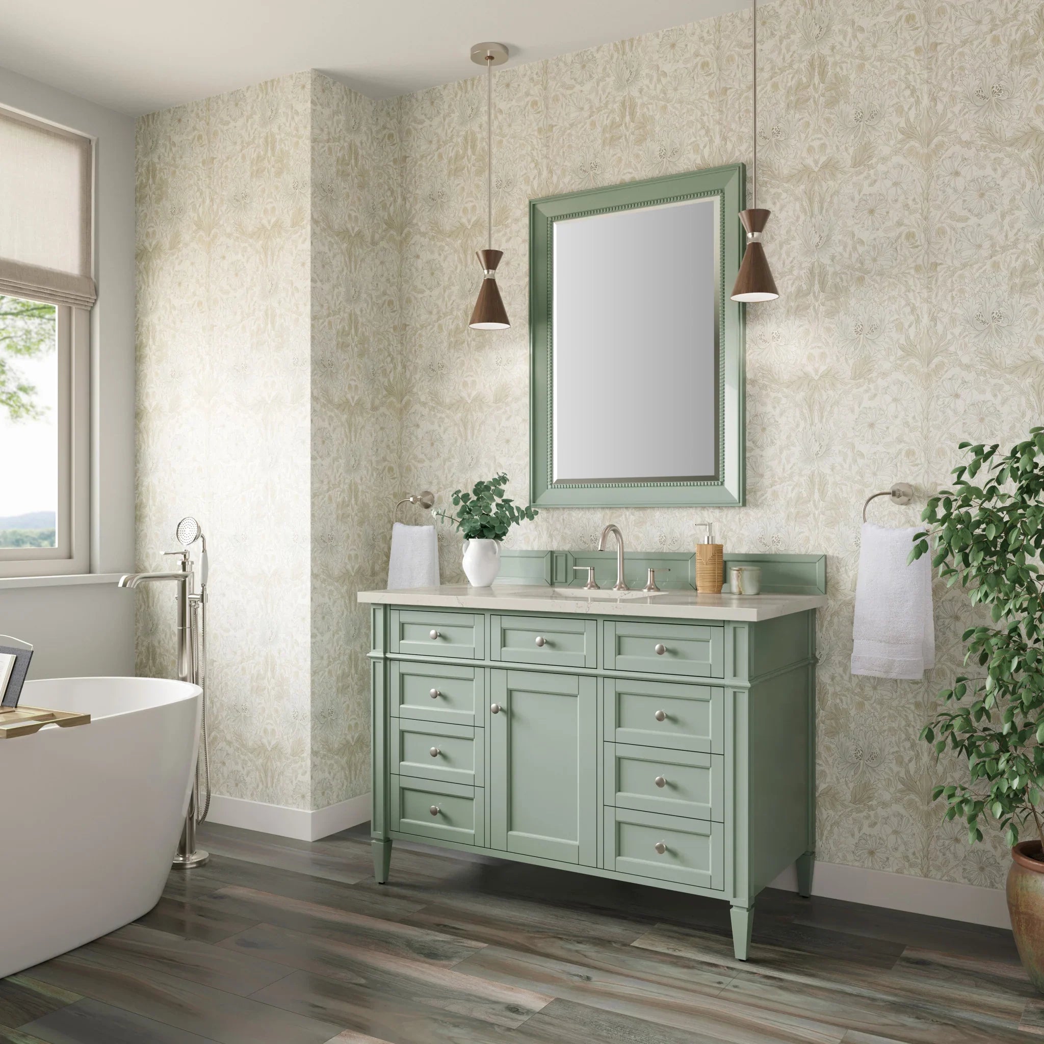 48-brittany-single-vanity-in-sage-green-w-freepower-wireless-charger-by-james-martin-vanities-siberian-silestone image 5