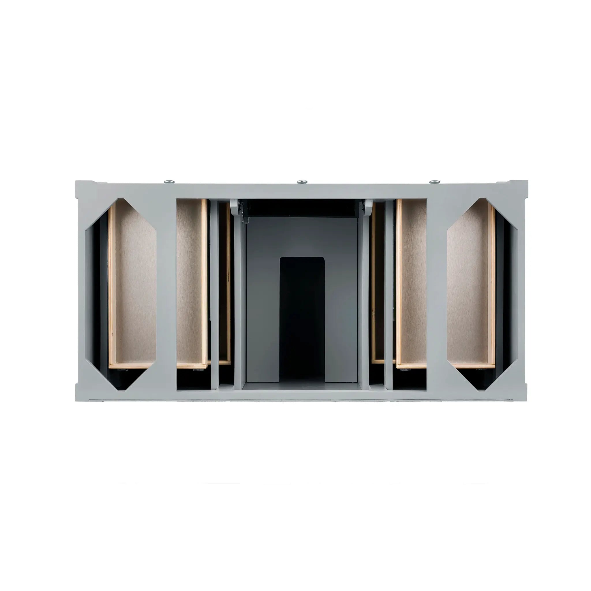 48 Brittany Single Vanity In Urban Gray Power Enabled Eternal Jasmine Pearl Silestone 8 Widespread 9
