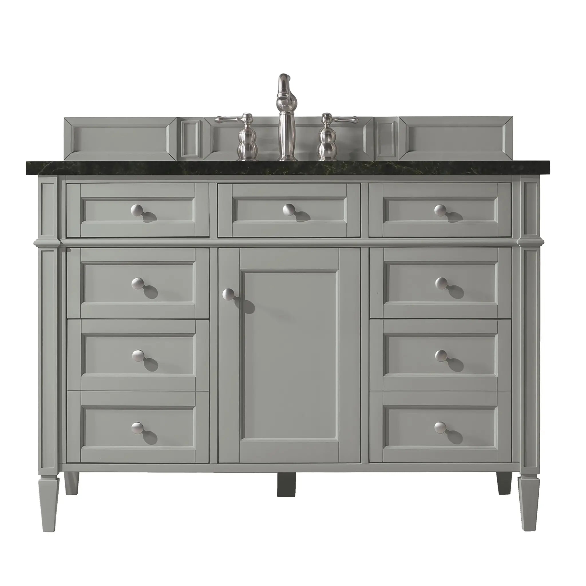 48 Brittany Single Vanity In Urban Gray Standard Phantome Eclos 8 Widespread 1