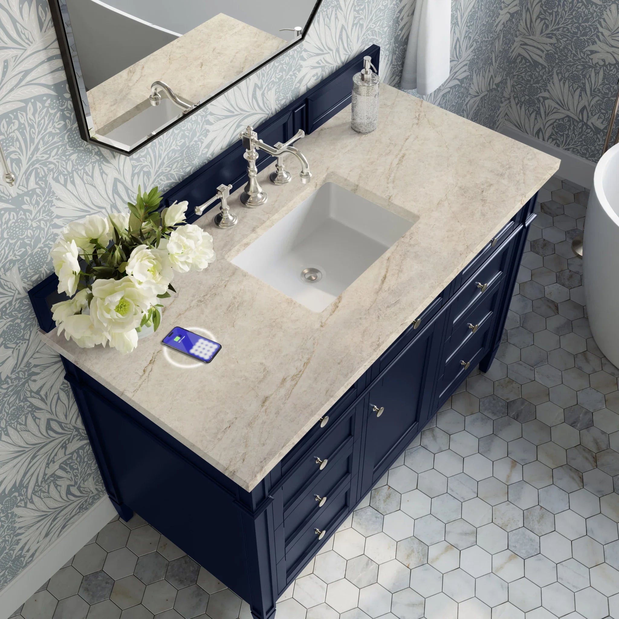 48-brittany-single-vanity-in-victory-blue-w-freepower-wireless-charger-by-james-martin-vanities-tajnar-eclos-zero-silica image 7