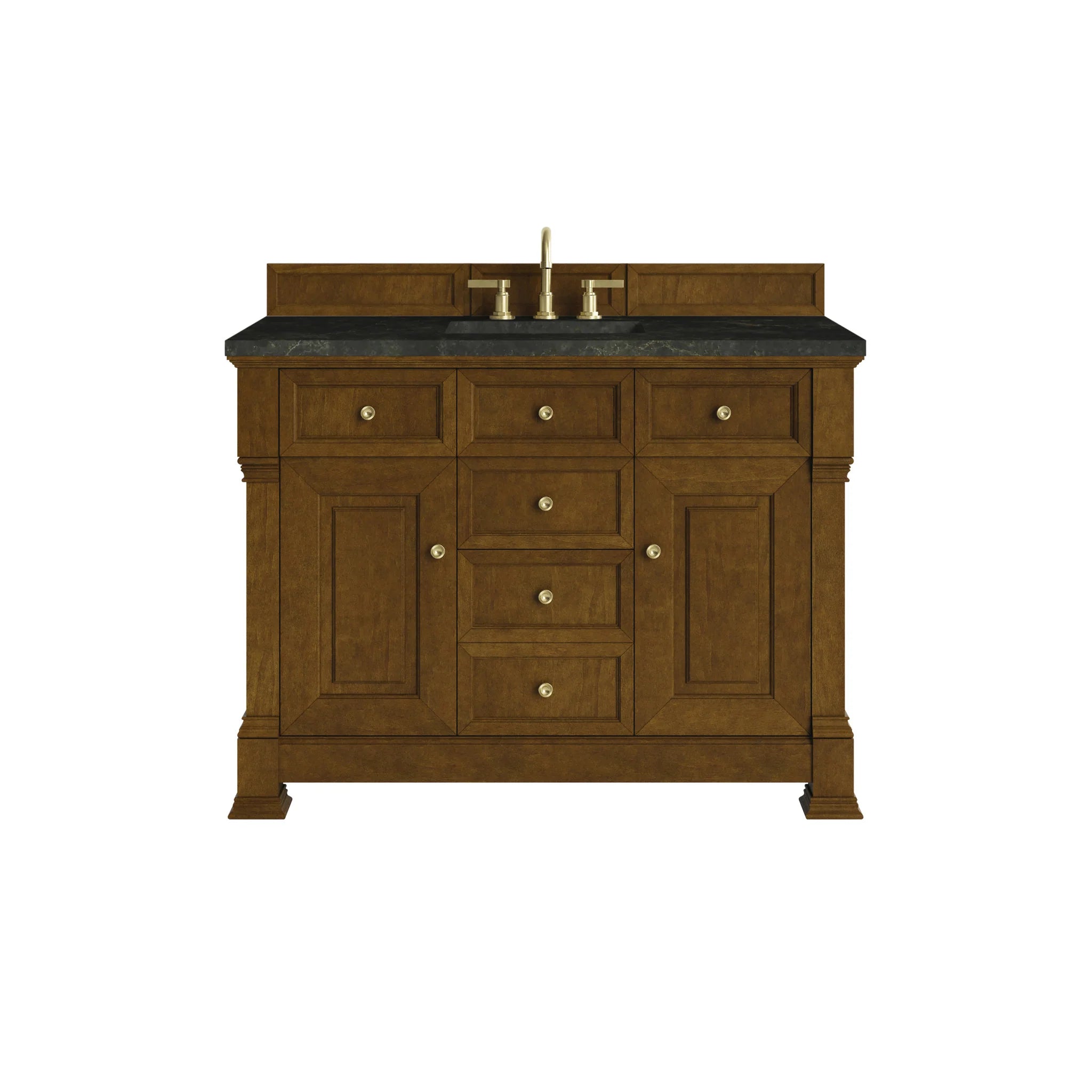 48-brookfield-single-vanity-in-honey-oak-by-james-martin-vanities-phantome-eclos-zero-silica image