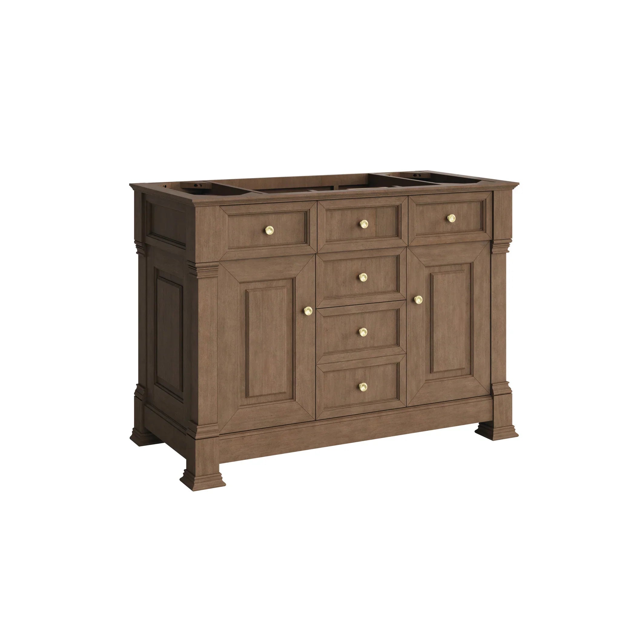 48-brookfield-single-vanity-in-pecan-w-freepower-wireless-charger-by-james-martin-vanities-siberian-silestone image 2