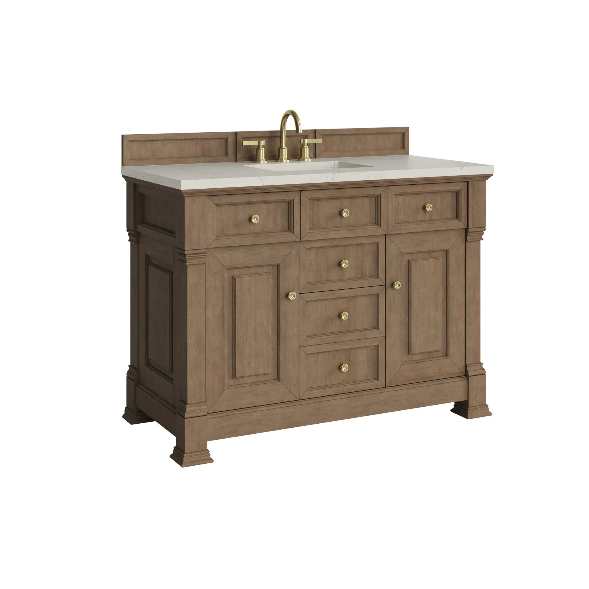 48-brookfield-single-vanity-in-pecan-w-freepower-wireless-charger-by-james-martin-vanities-siberian-silestone image 4