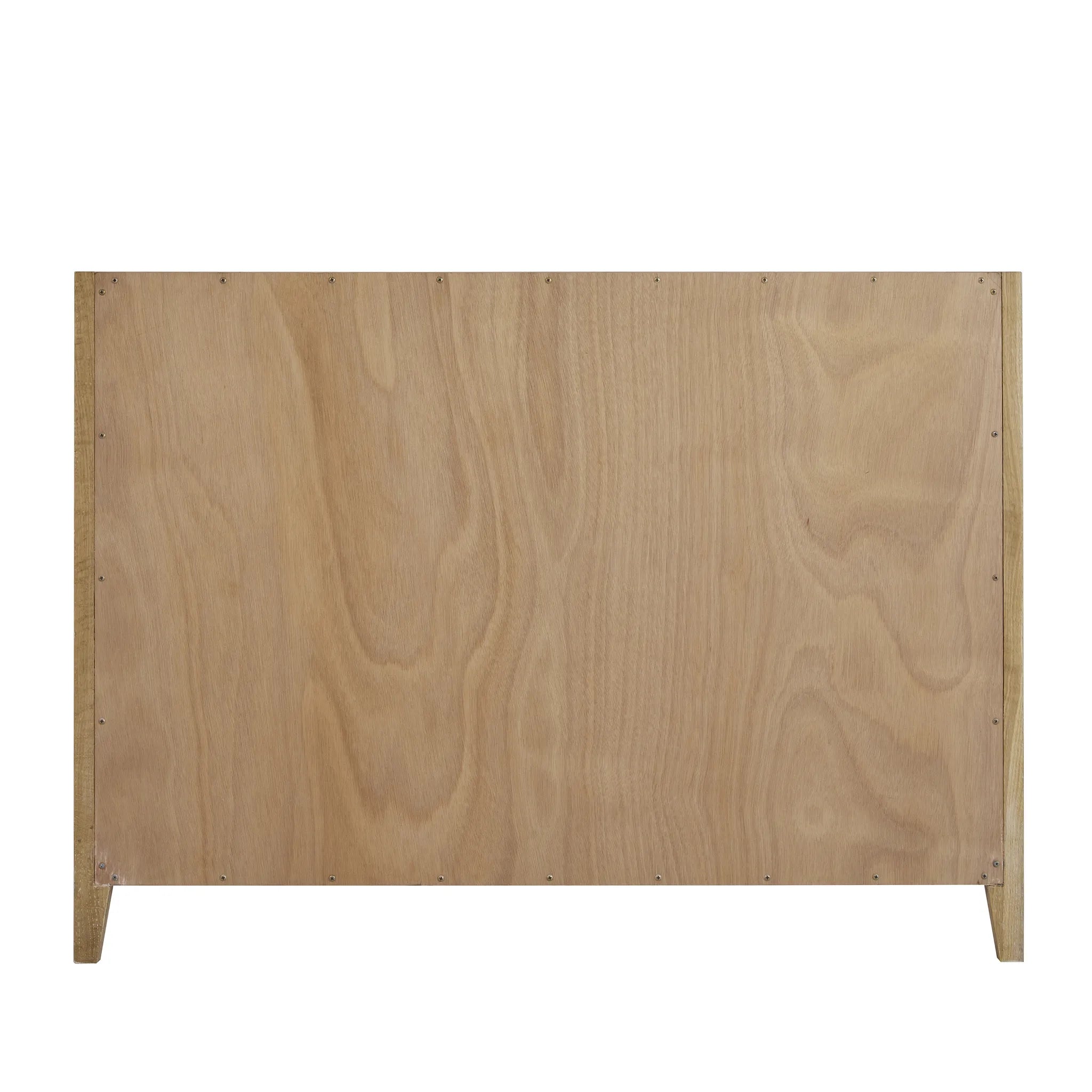 48" Celeste Single Vanity in Sunwashed Oak with Embossed Shagreen-Parisien Bleu Silestone-8" Widespread image 8