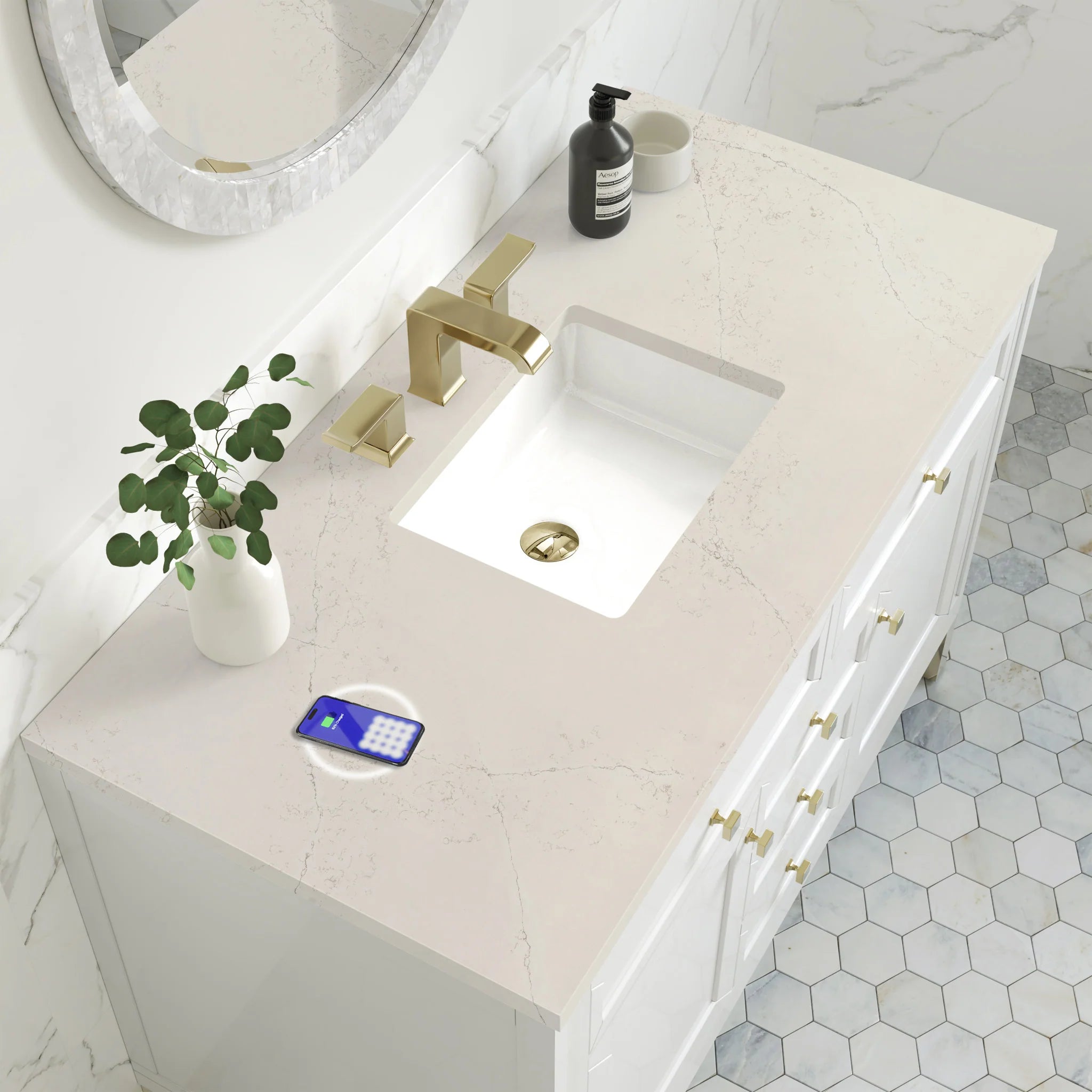48-chicago-single-vanity-in-glossy-white-w-freepower-wireless-charger-by-james-martin-vanities-siberian-silestone image 16